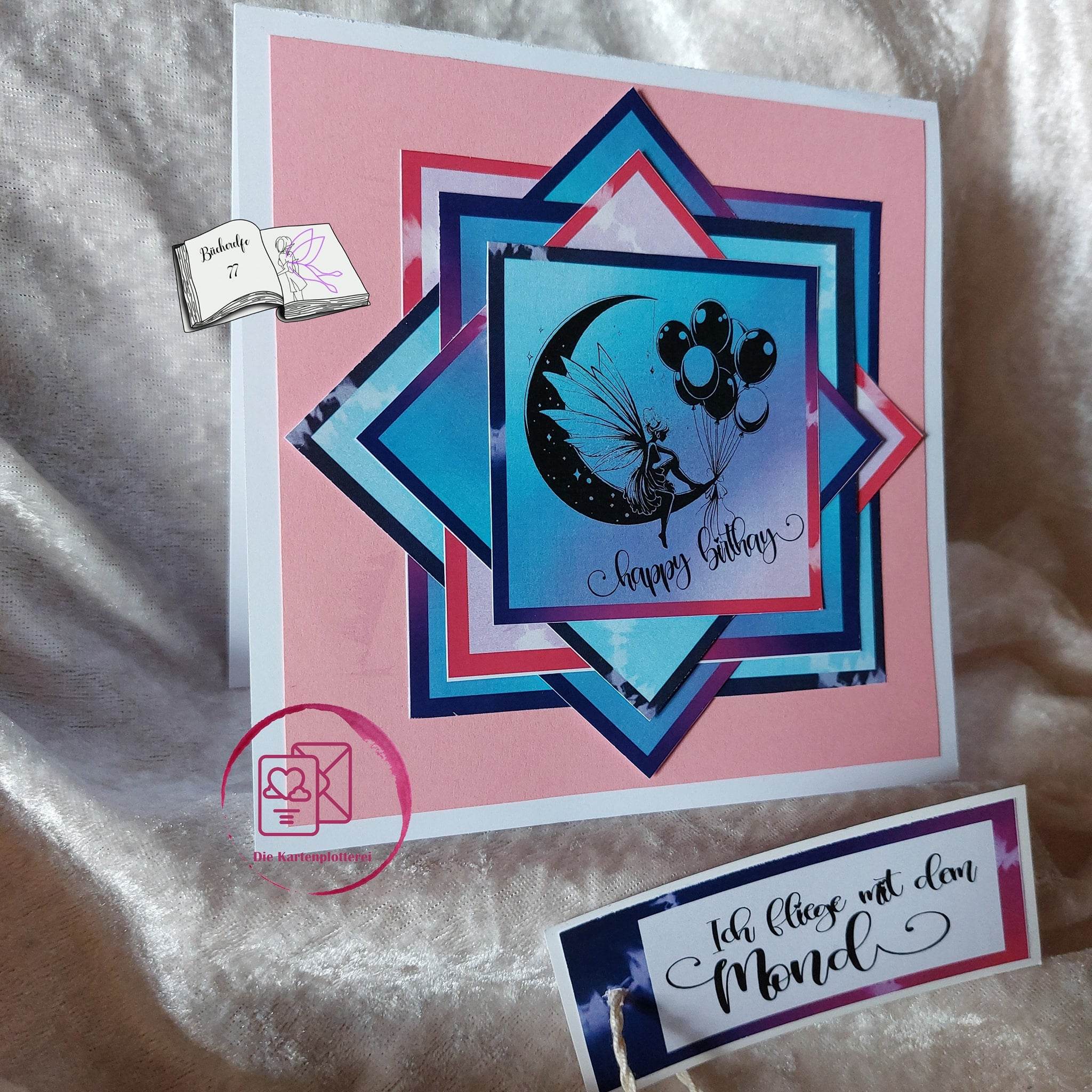 Digiset und Plott Fee Luna, Plotterdatei, Sublimation, Digistamp, Digipaper - Sewando