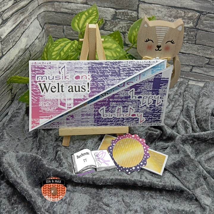 Digiset Blumen Notenschlüssel, Digistamp, Digipaper, Sublimation, Druck - Sewando