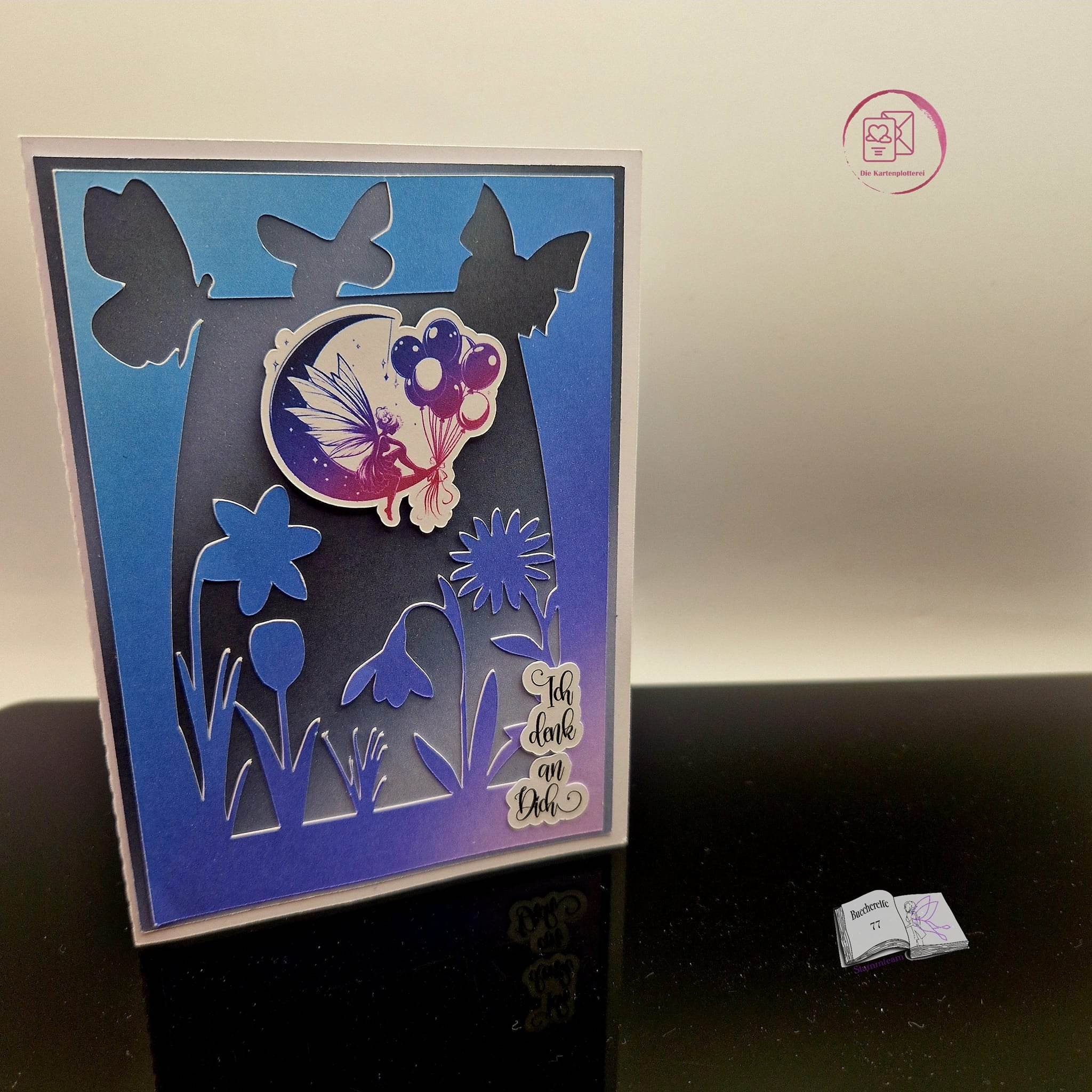 Digiset und Plott Fee Luna, Plotterdatei, Sublimation, Digistamp, Digipaper - Sewando