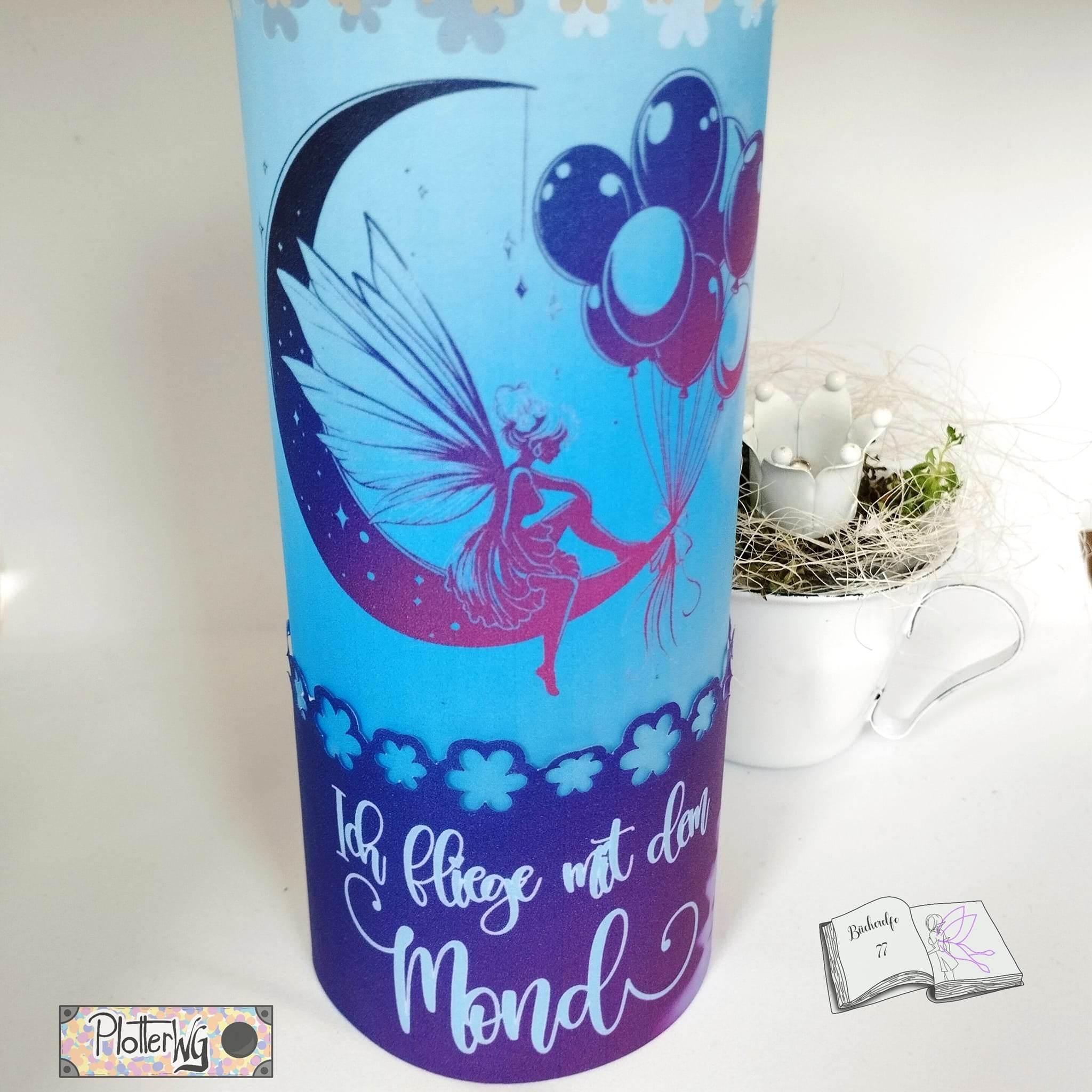 Digiset und Plott Fee Luna, Plotterdatei, Sublimation, Digistamp, Digipaper - Sewando