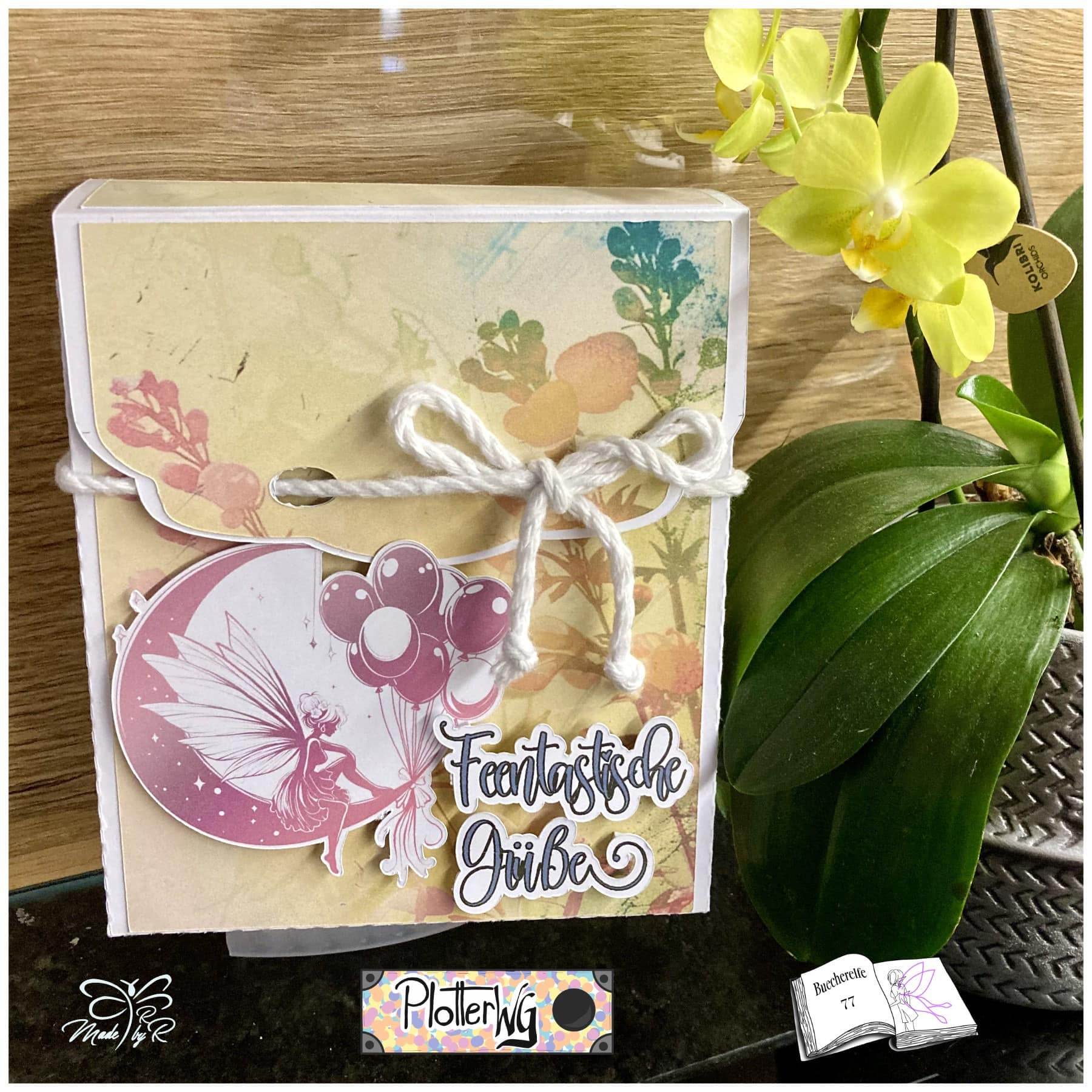 Digiset und Plott Fee Luna, Plotterdatei, Sublimation, Digistamp, Digipaper - Sewando