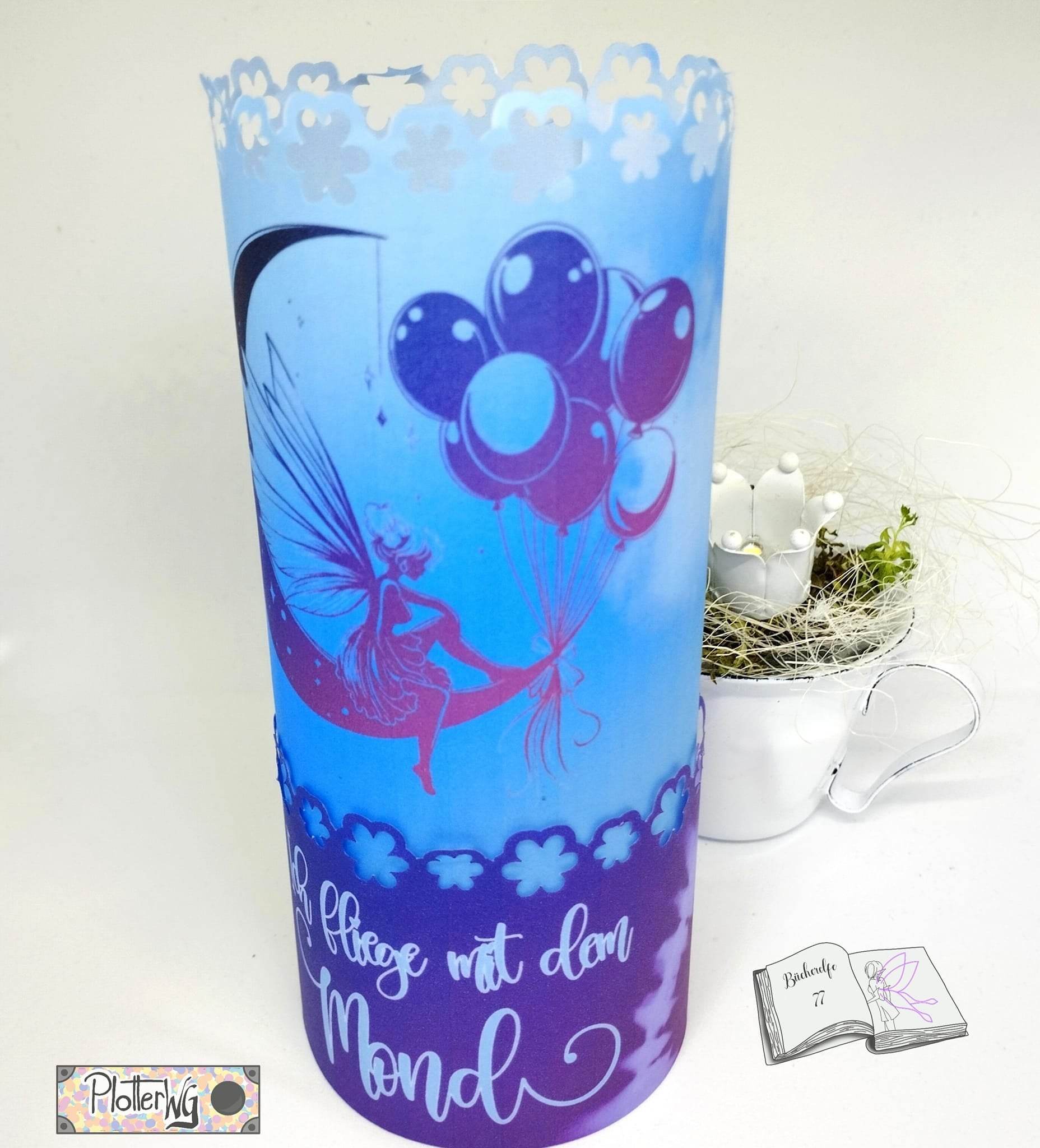 Digiset und Plott Fee Luna, Plotterdatei, Sublimation, Digistamp, Digipaper - Sewando
