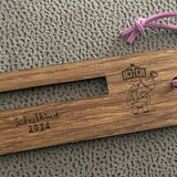 Laser und Plotter.-datei Lesehilfe " Leopold" , Lineal und Lesezeichen 3 in 1.