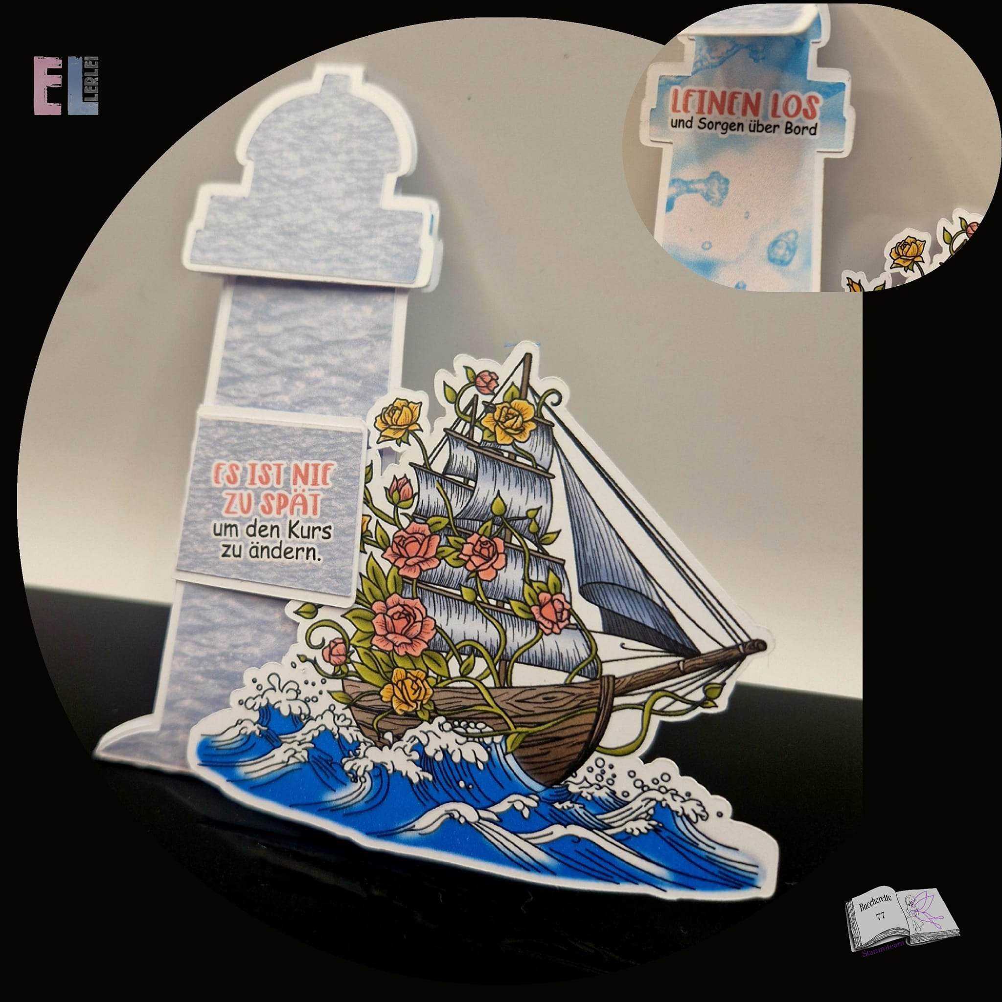Digiset Flowerboat, Digistamp, Digipaper, Plotterdatei, Sublimation, Druck - Sewando
