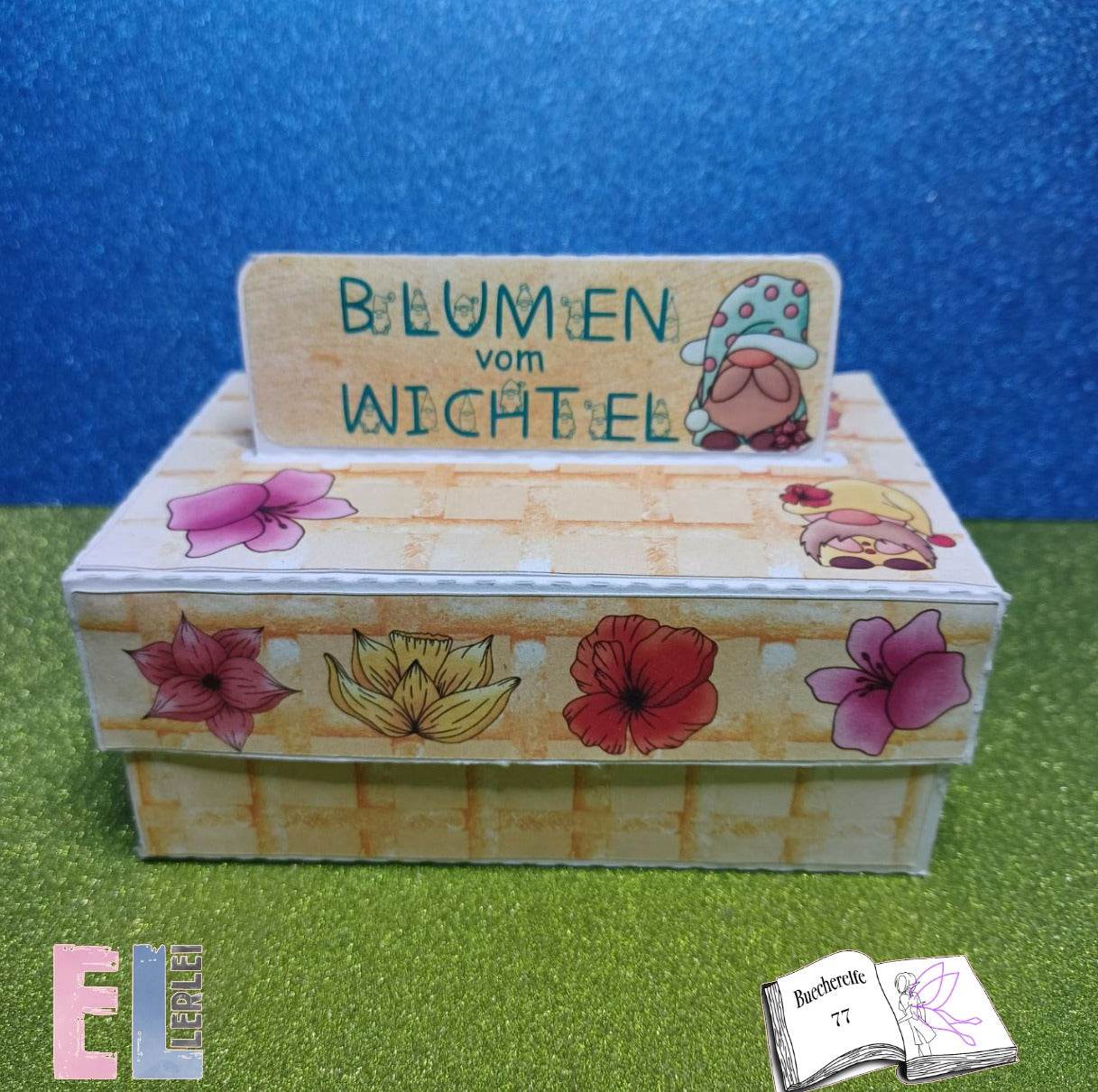 Digiset Blumenwichtel Plotterdatei, Sublimation, Digistamp, Digipaper - Sewando