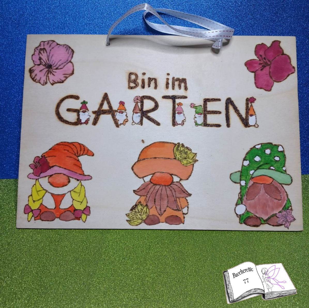 Digiset Blumenwichtel Plotterdatei, Sublimation, Digistamp, Digipaper - Sewando