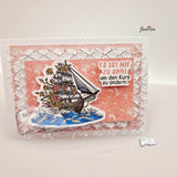 Digiset Flowerboat, Digistamp, Digipaper, Plotterdatei, Sublimation, Druck - Sewando