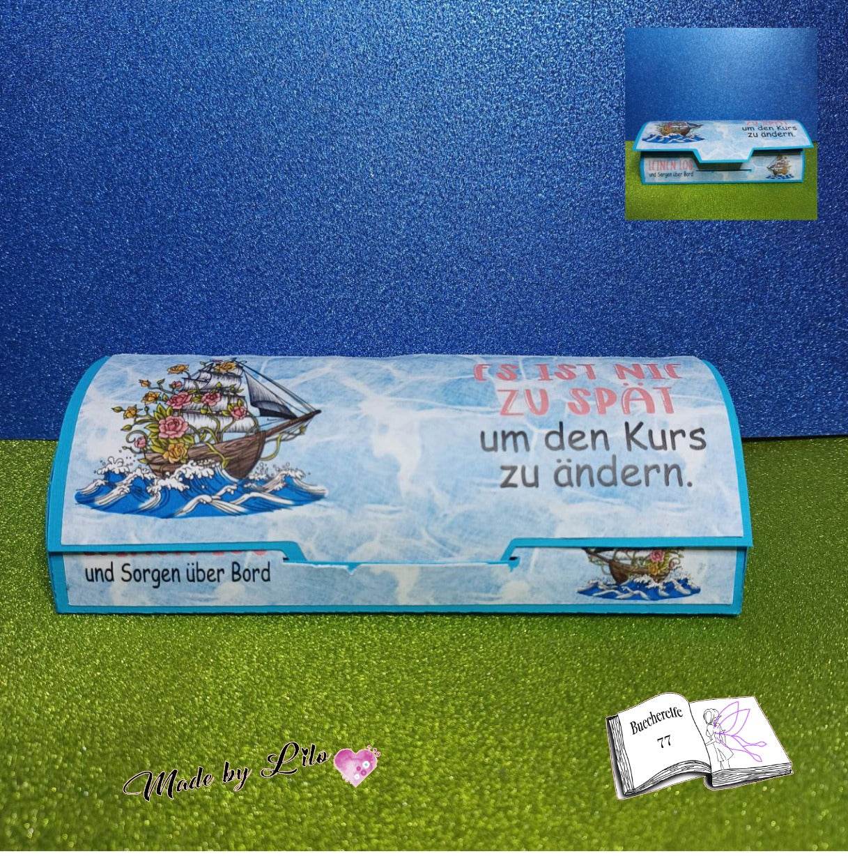 Digiset Flowerboat, Digistamp, Digipaper, Plotterdatei, Sublimation, Druck - Sewando
