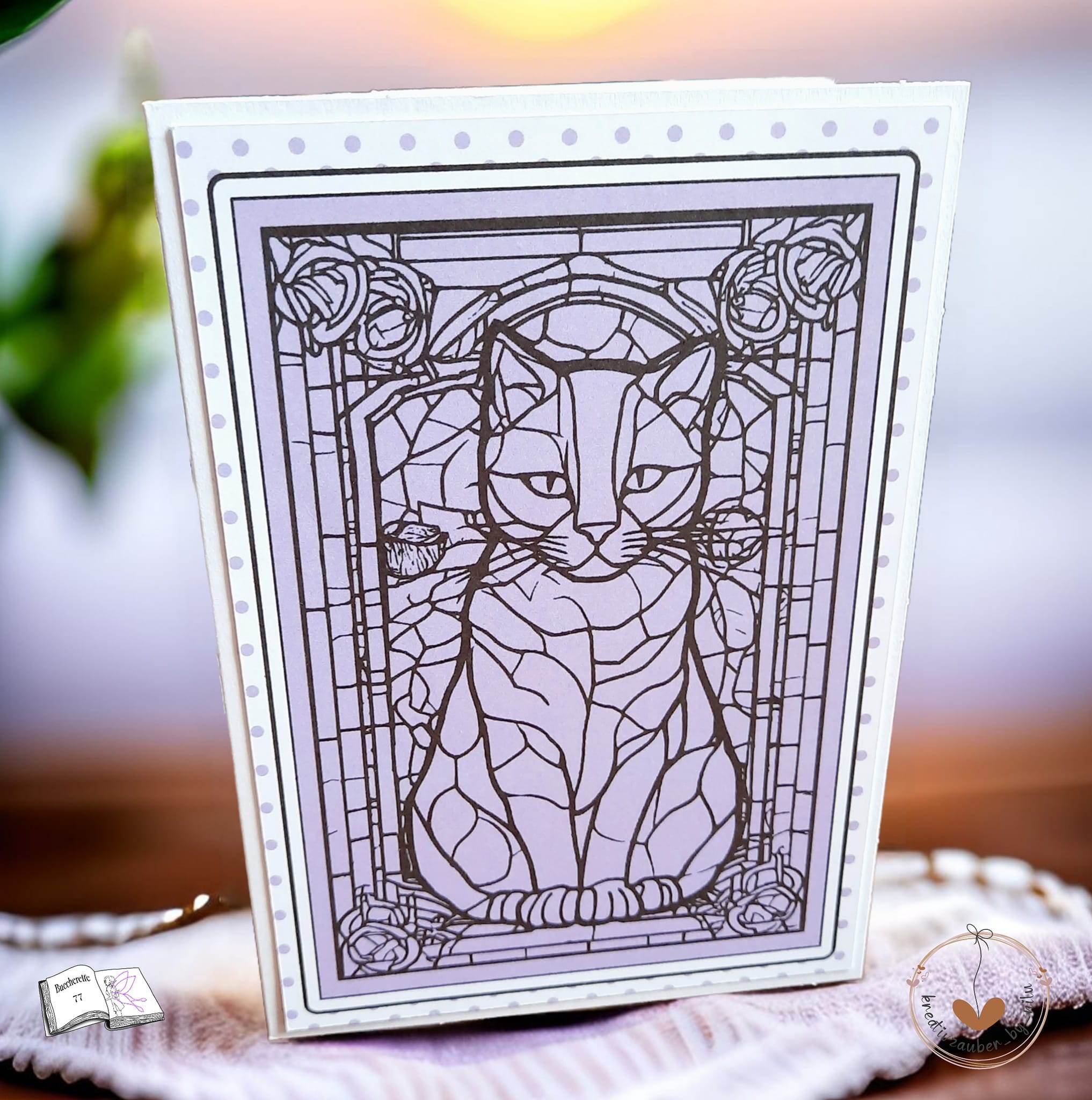 Plotterdatei Katzen Fenster Plotten, Sublimation, Drucken, Digistamp - Sewando