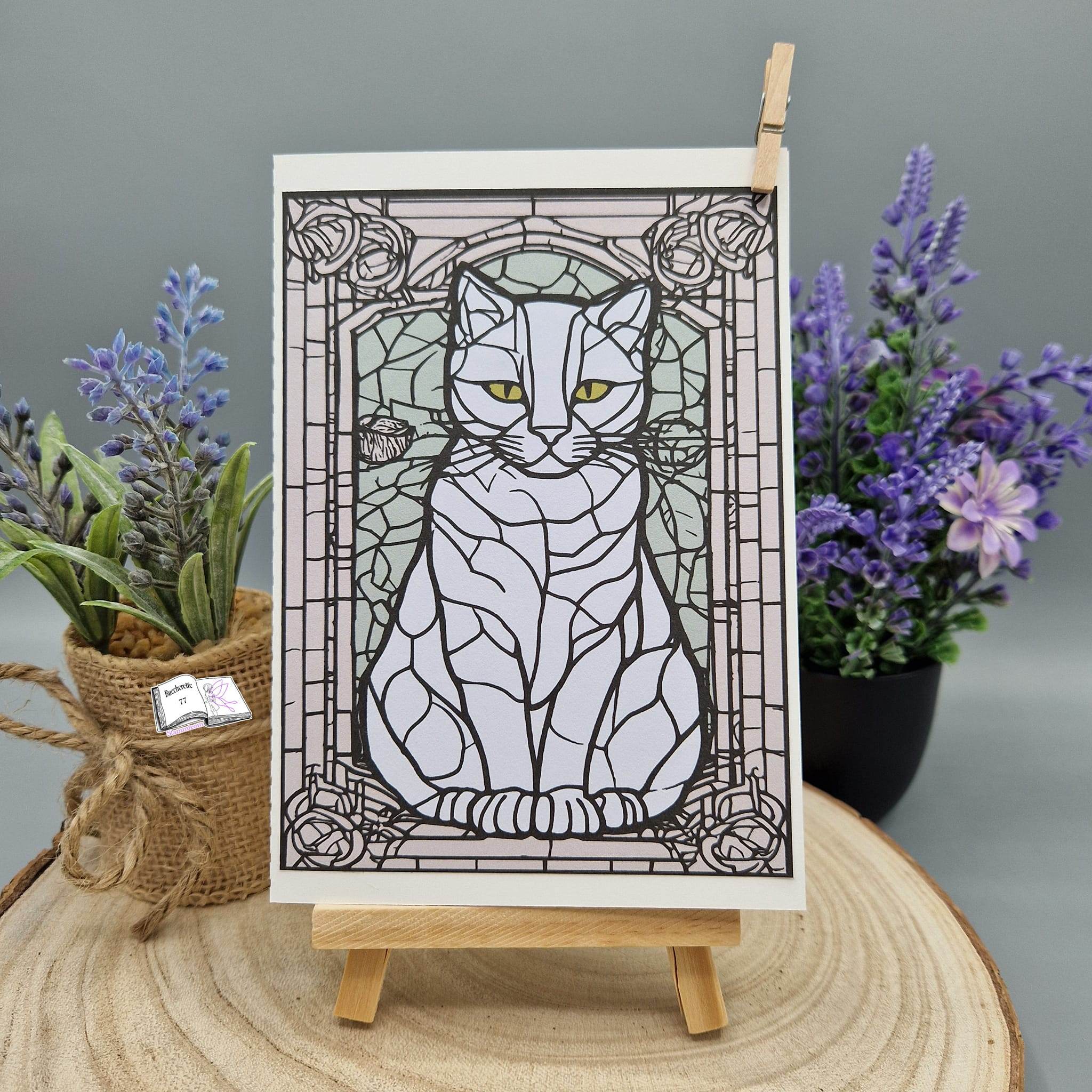 Plotterdatei Katzen Fenster Plotten, Sublimation, Drucken, Digistamp - Sewando