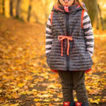 Big Lieblingsweste mit Kapuze und Loop, abnehmbarer Kapuze für 105cm-140cm Körpergröße - Sewando
