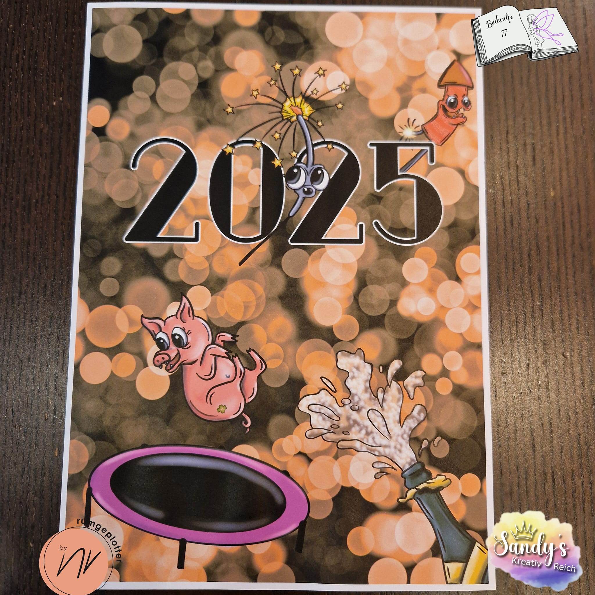 Kalender, Familienplaner 2025 zum Drucken - Sewando