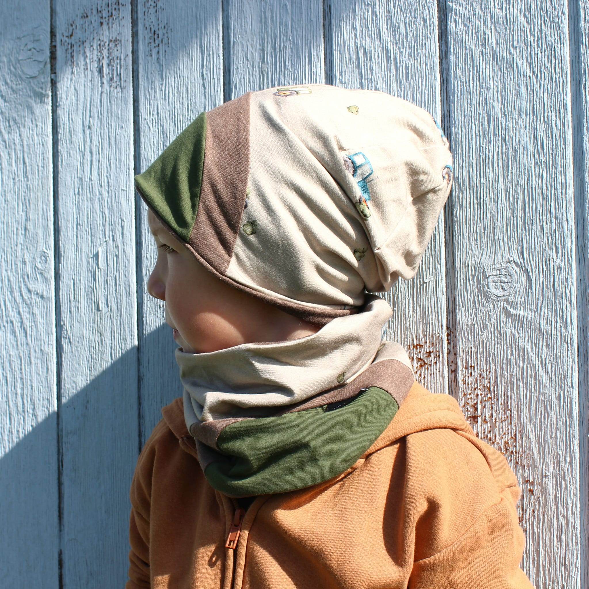 Schnittmuster *Big Wave Beanie & Loop Set* #Mütze #Schal KU 42-60 - Sewando