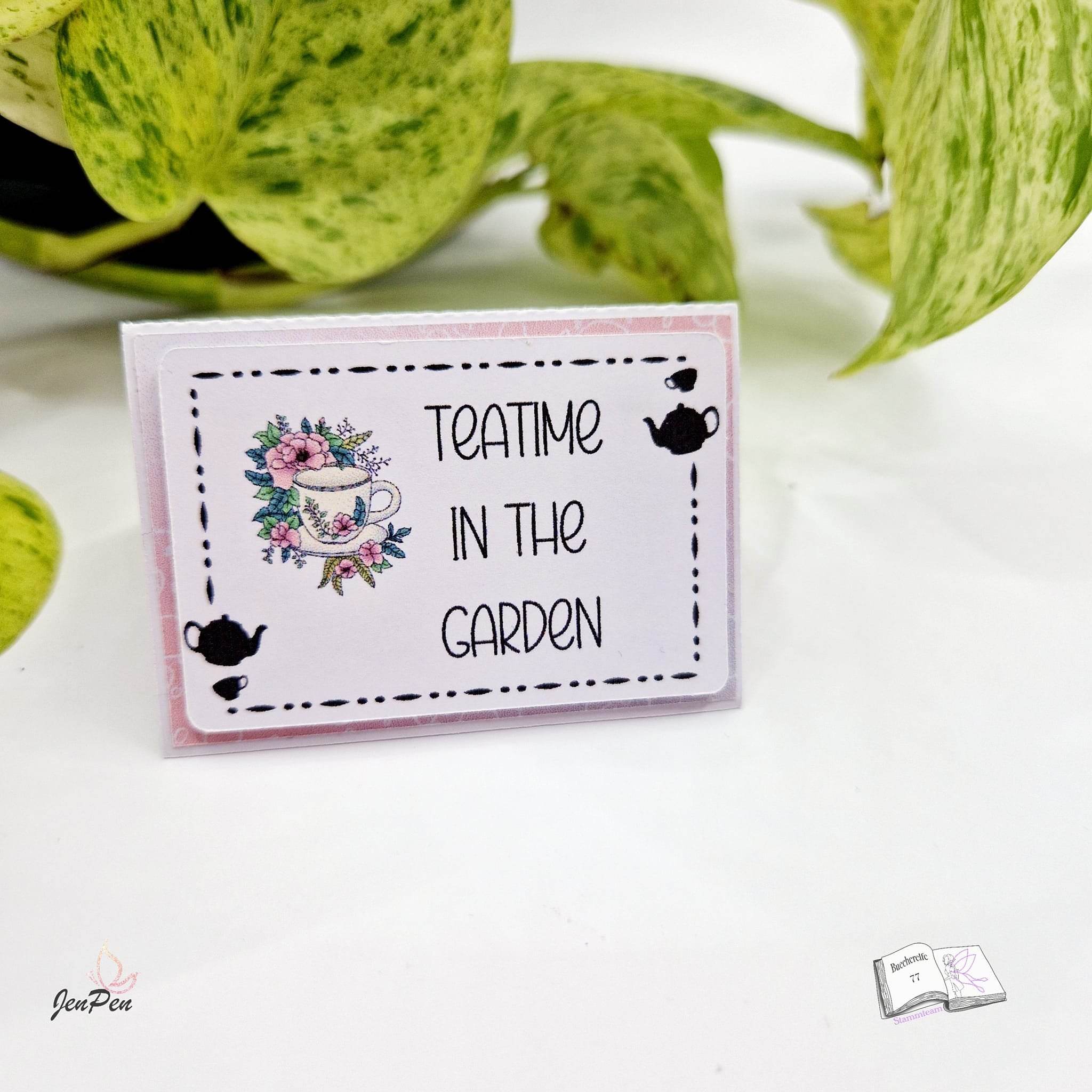 Plotterdatei Teatime, Sublimation, Digistamp, Digipaper - Sewando