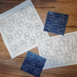 5x Stickdatei Brezeln Füllmuster - Sewando