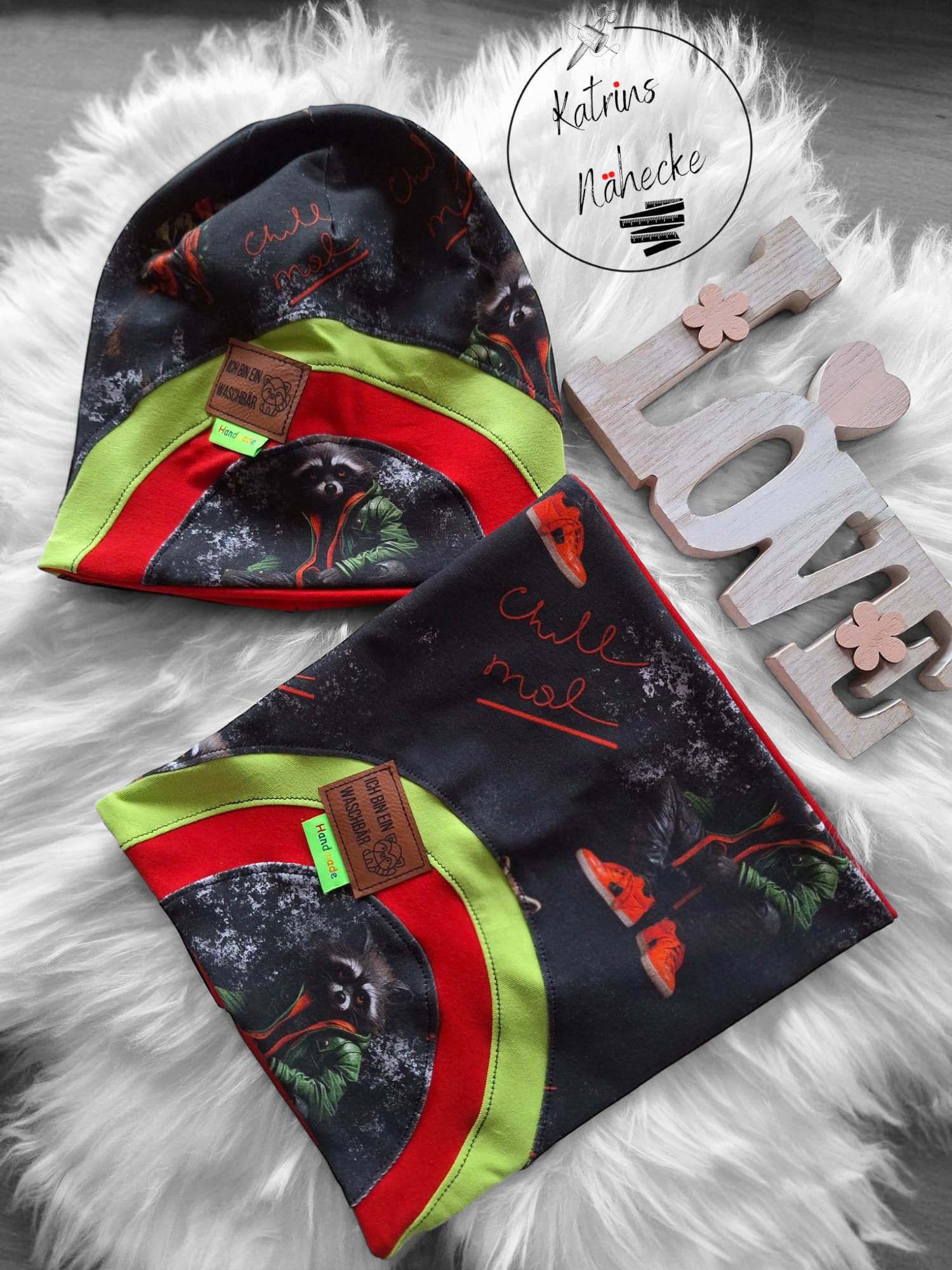 Schnittmuster *Big Wave Beanie & Loop Set* #Mütze #Schal KU 42-60 - Sewando