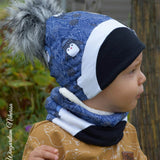 Schnittmuster *Big Wave Beanie & Loop Set* #Mütze #Schal KU 42-60 - Sewando
