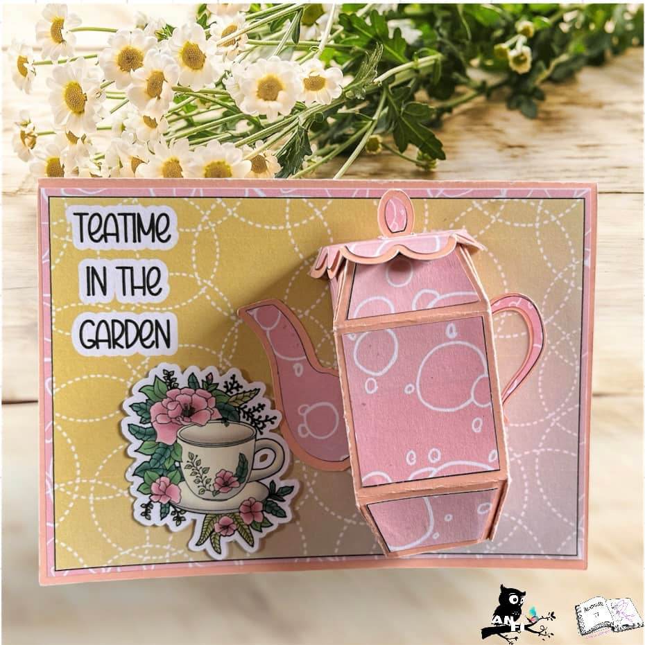 Plotterdatei Teatime, Sublimation, Digistamp, Digipaper - Sewando