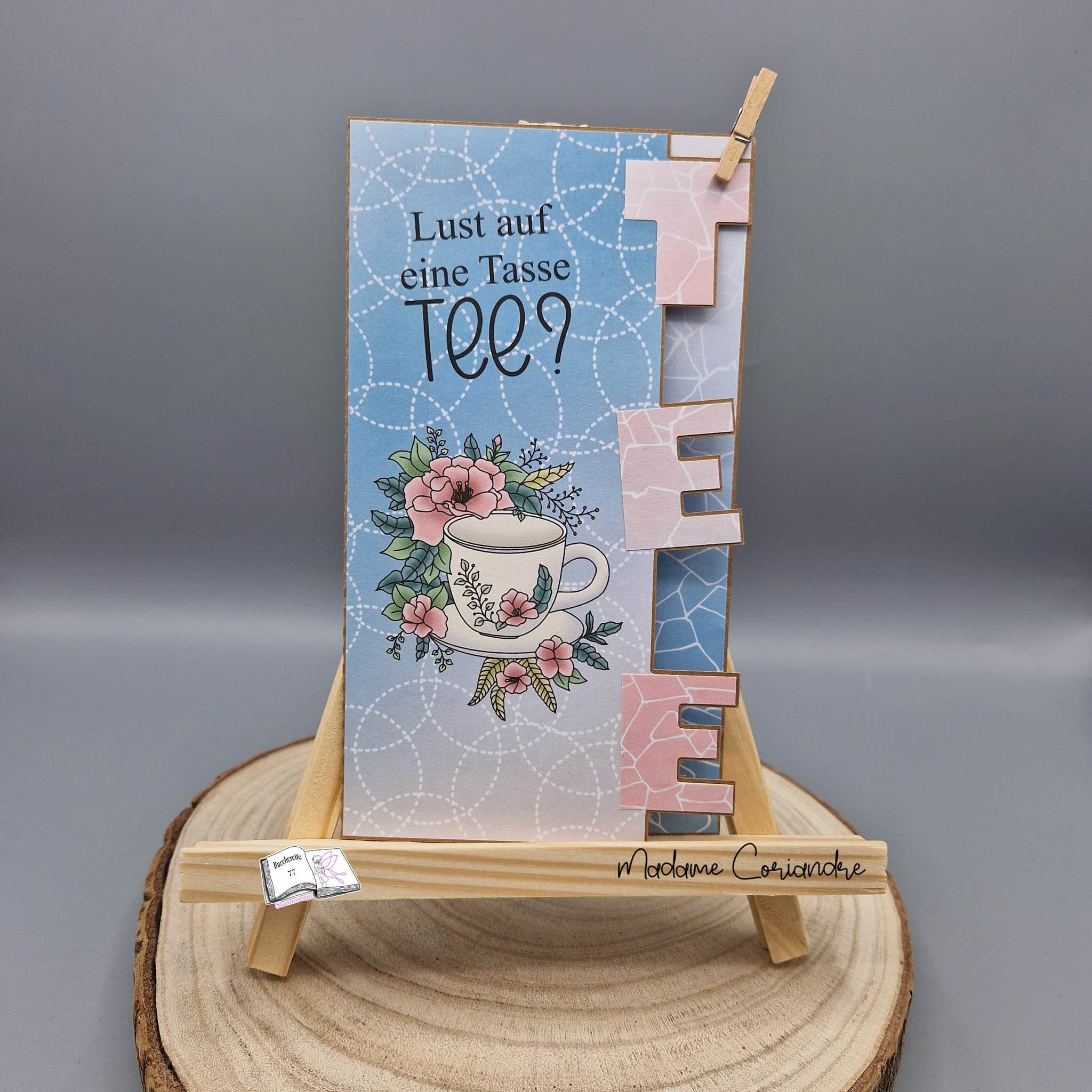 Plotterdatei Teatime, Sublimation, Digistamp, Digipaper - Sewando