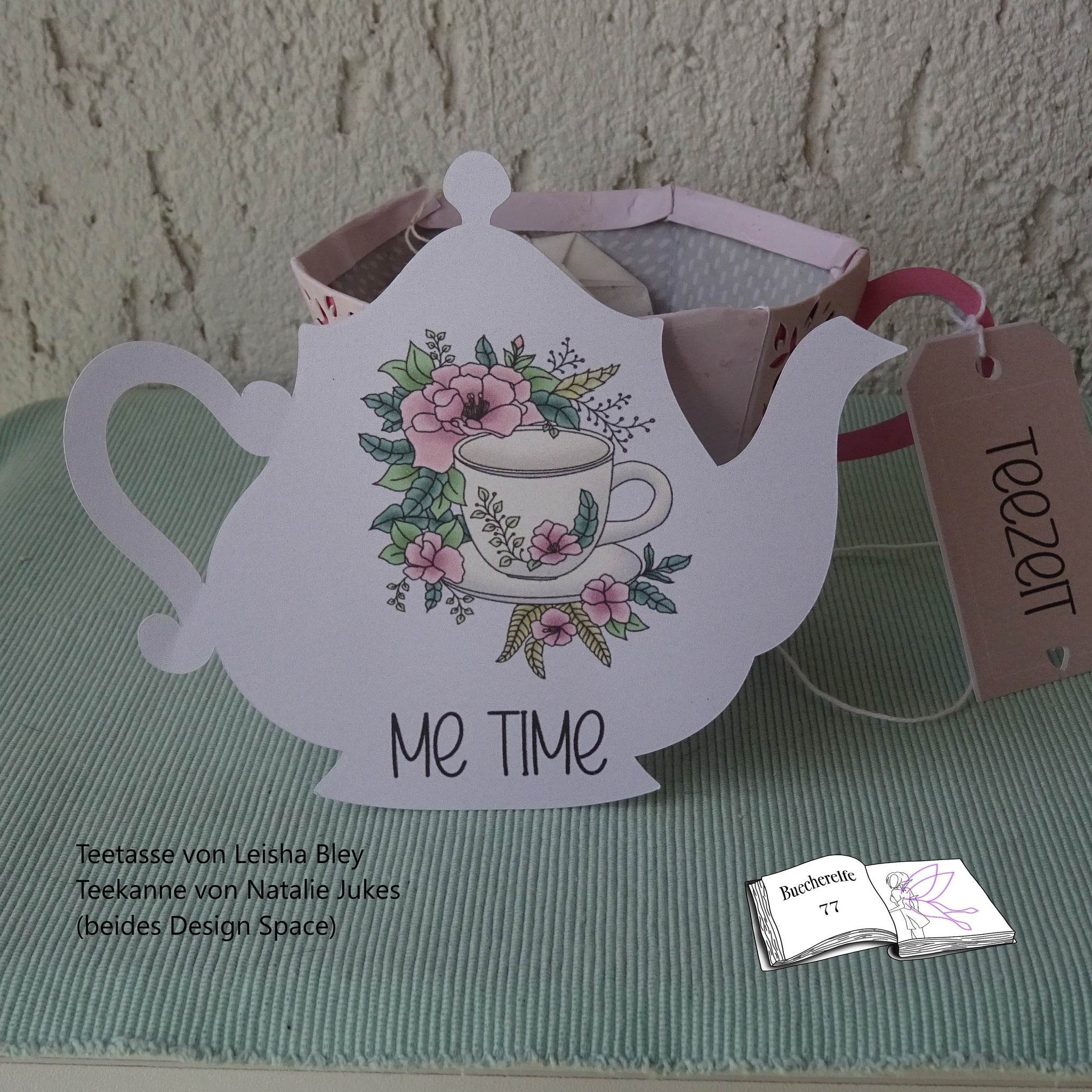 Plotterdatei Teatime, Sublimation, Digistamp, Digipaper - Sewando