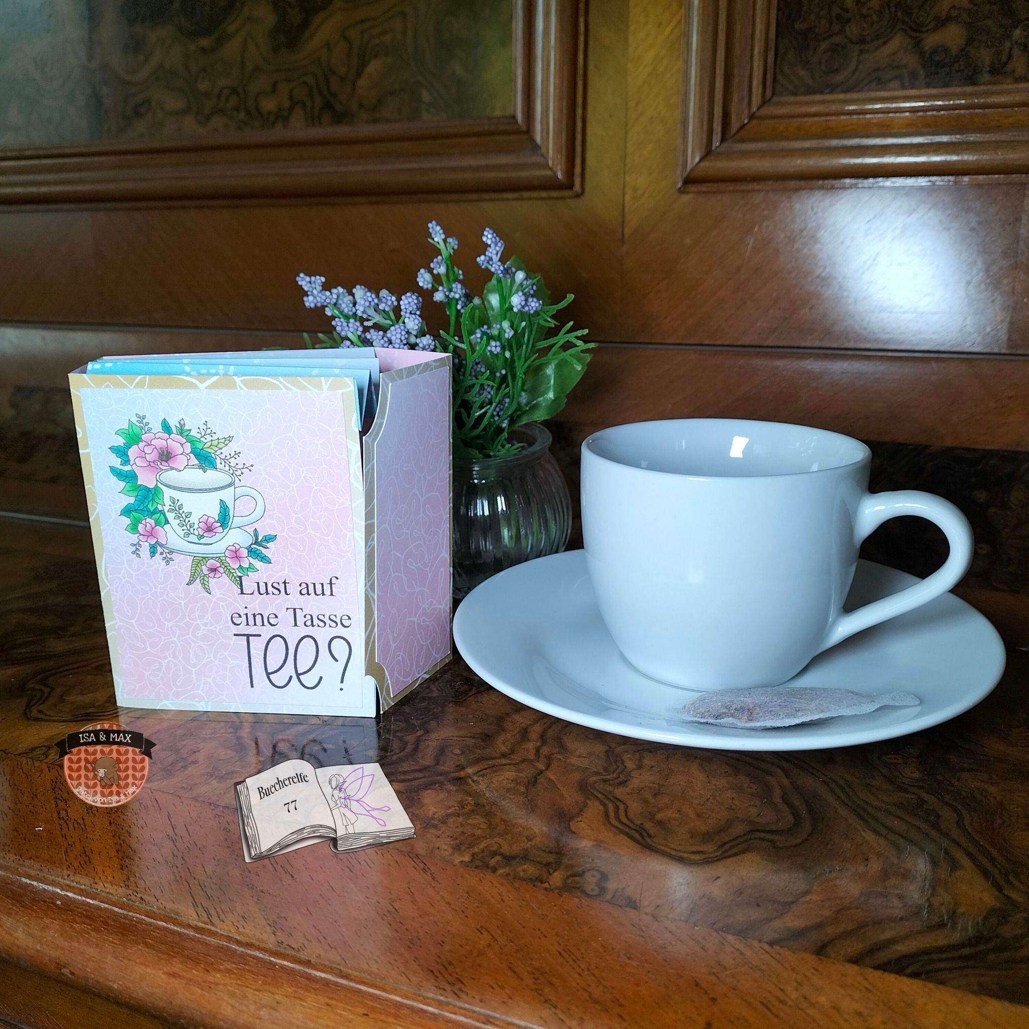 Plotterdatei Teatime, Sublimation, Digistamp, Digipaper - Sewando