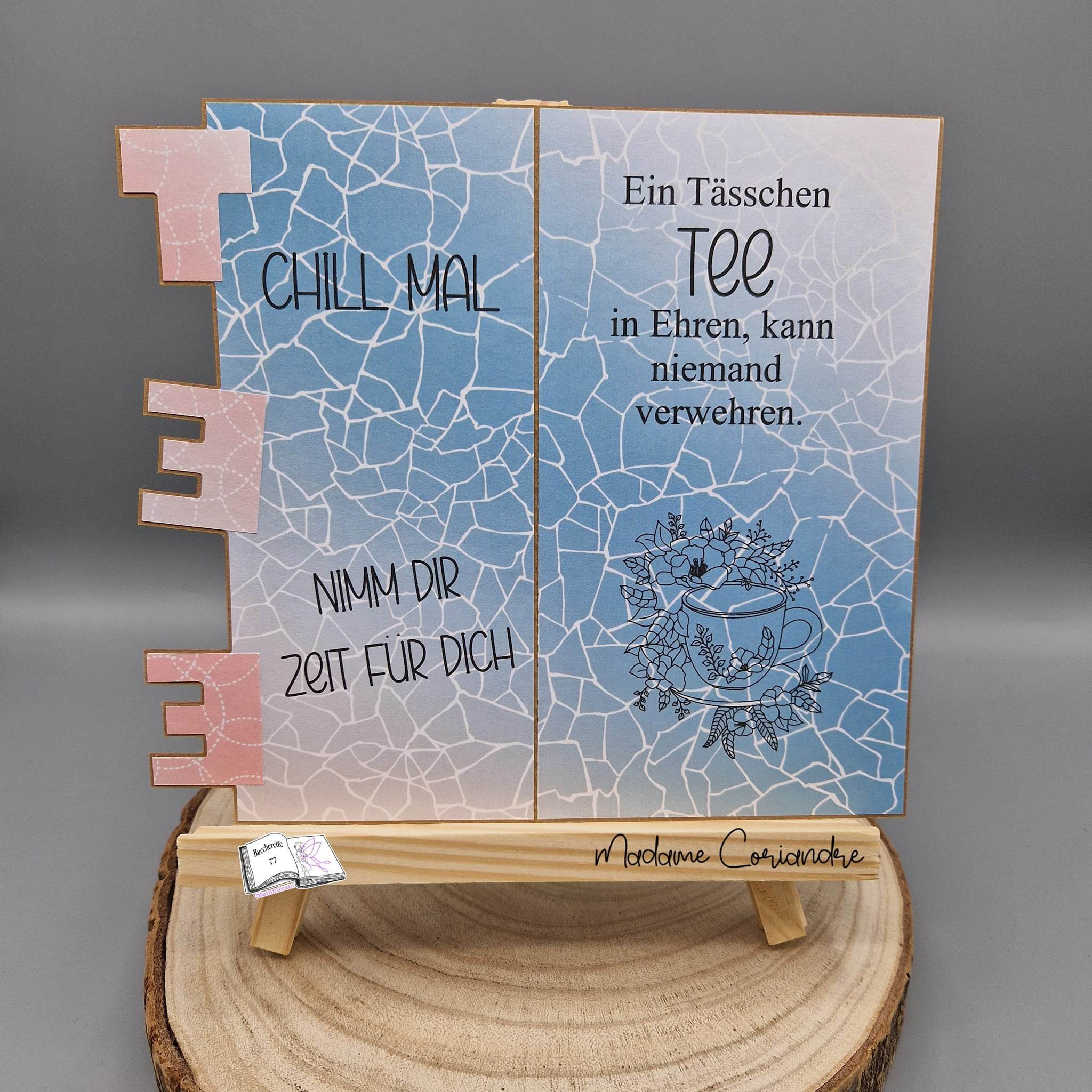 Plotterdatei Teatime, Sublimation, Digistamp, Digipaper - Sewando