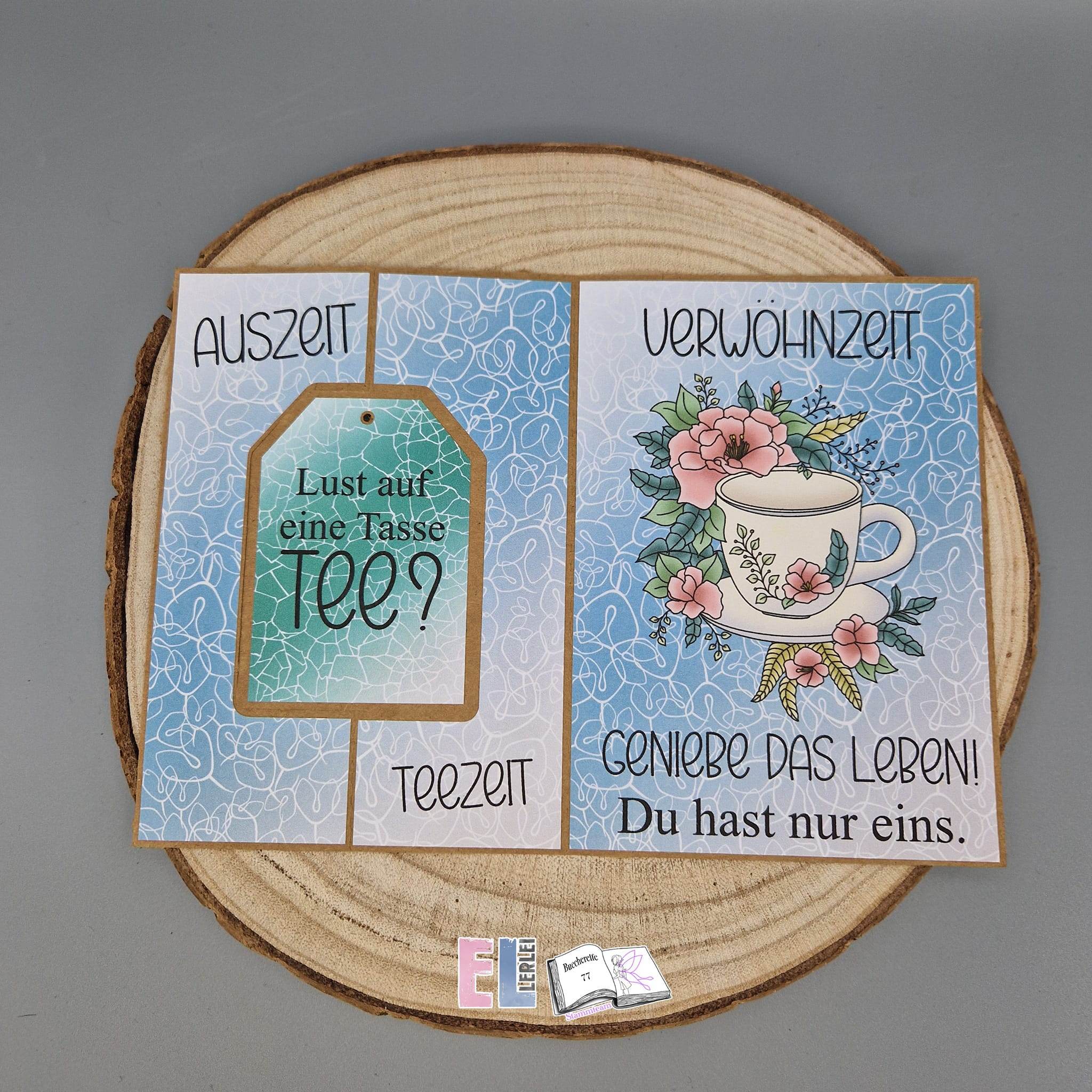 Plotterdatei Teatime, Sublimation, Digistamp, Digipaper - Sewando