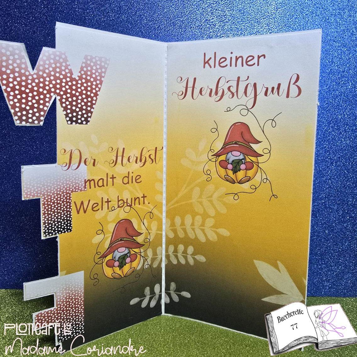 Digiset Kürbiswichtel, Plotten, Sublimation, Drucken, Digistamp, Digipaper - Sewando