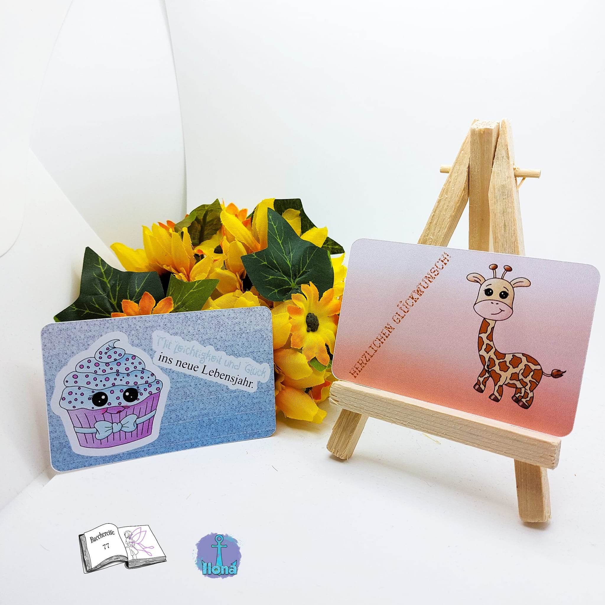 Digiset Giraffe Geraldine Plotterdatei, Sublimation, Digistamp, Digipaper - Sewando