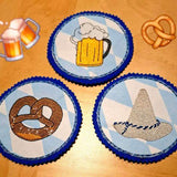 Stickdatei - Untersetzer Wies´n (Münchner Volksfest) - Sewando