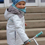 Mini Wetterheld Allwetter-Jacke, Winterjacke, Softshelljacke, Regenjacke für 69cm-104cm Körpergröße - Sewando