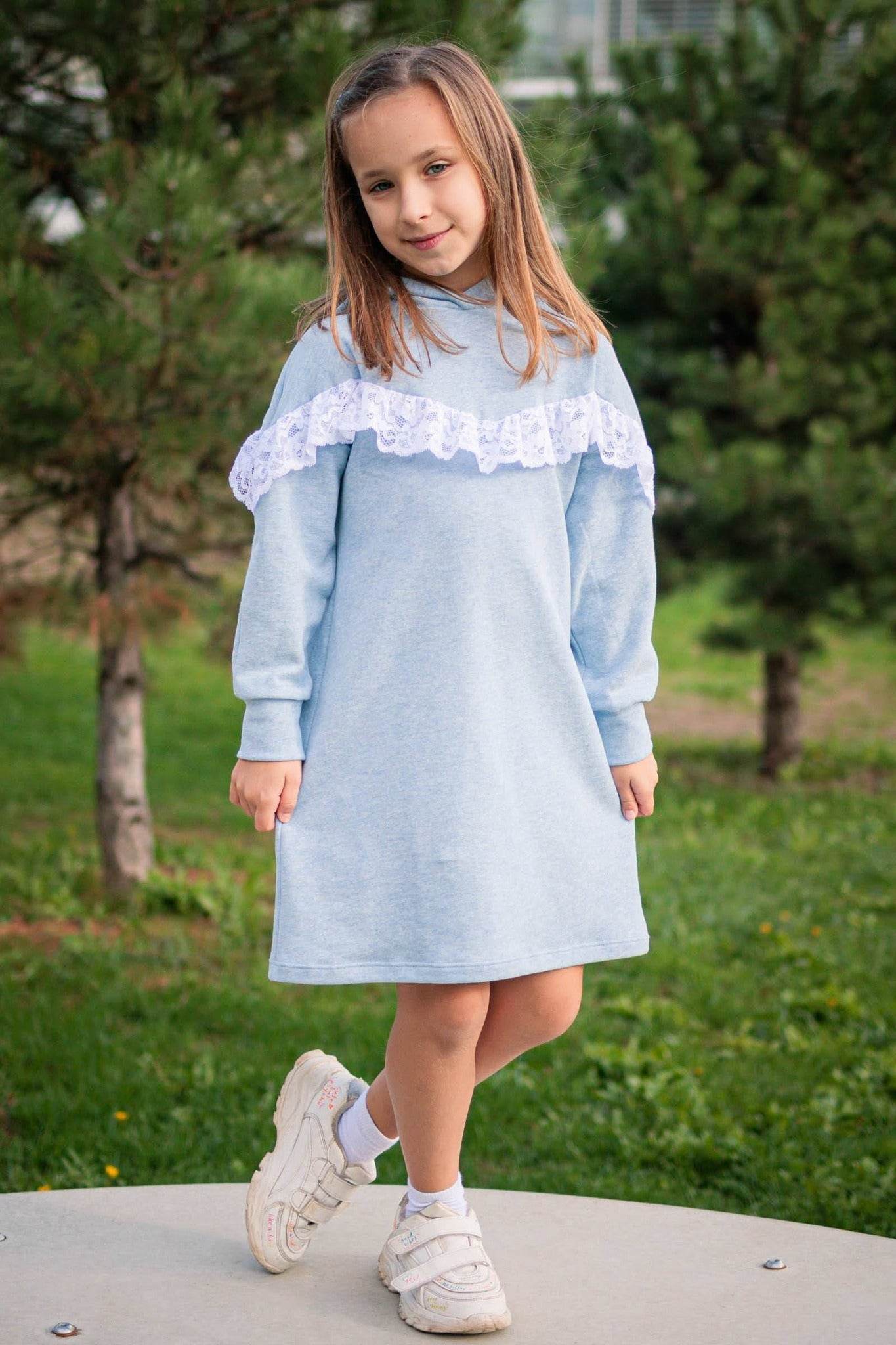 Schnittmuster Wellenzauber – Sweater, Hoodie & Kleid Größen 86-152 : - Sewando