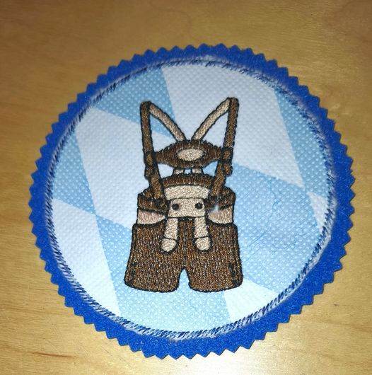 Stickdatei - Untersetzer Wies´n (Münchner Volksfest) - Sewando