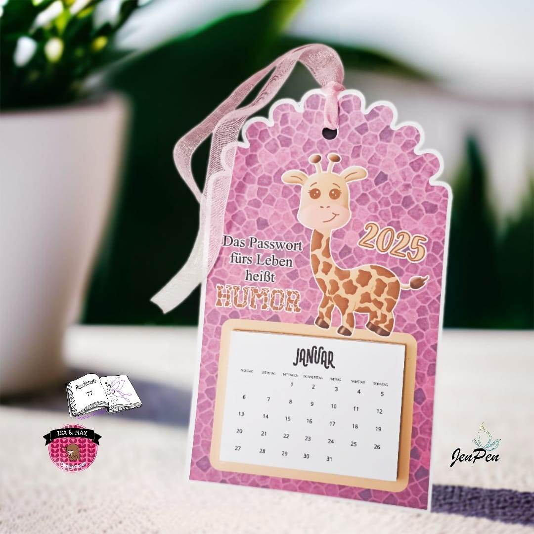 Digiset Giraffe Geraldine Plotterdatei, Sublimation, Digistamp, Digipaper - Sewando