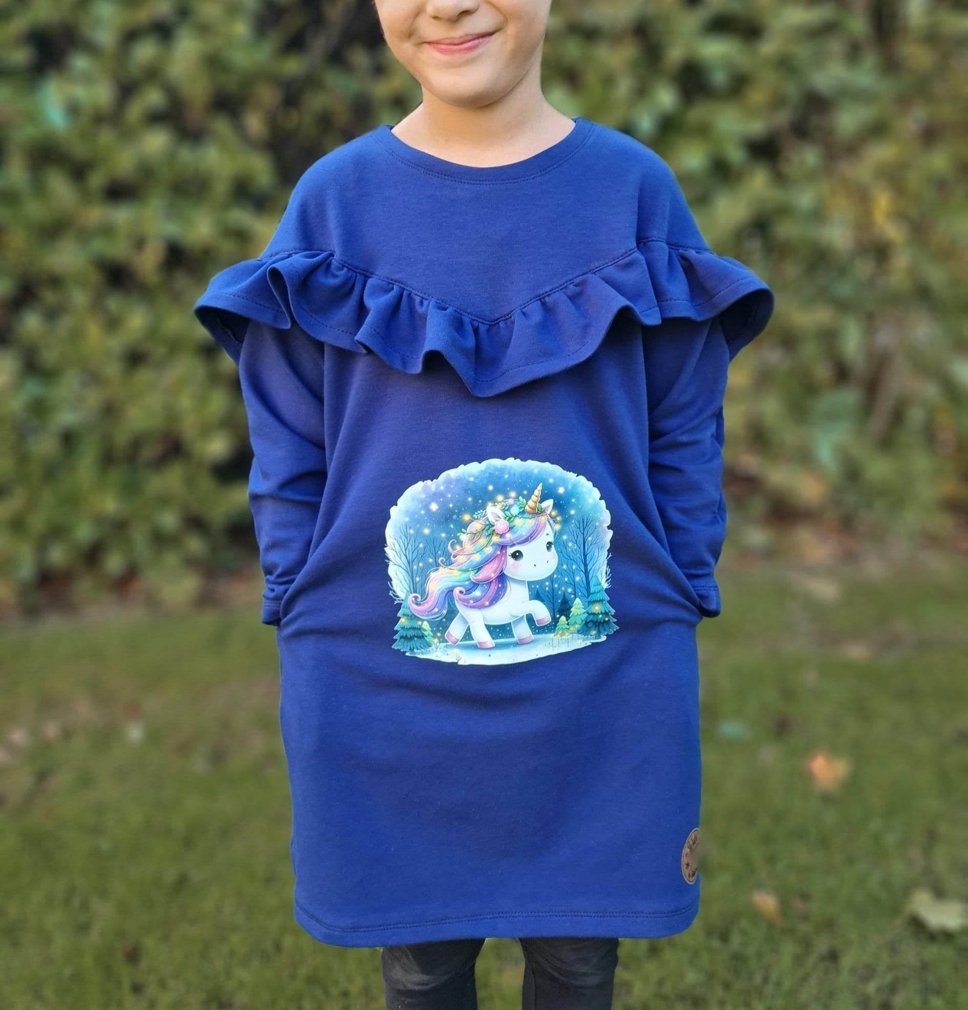 Schnittmuster Wellenzauber – Sweater, Hoodie & Kleid Größen 86-152 : - Sewando
