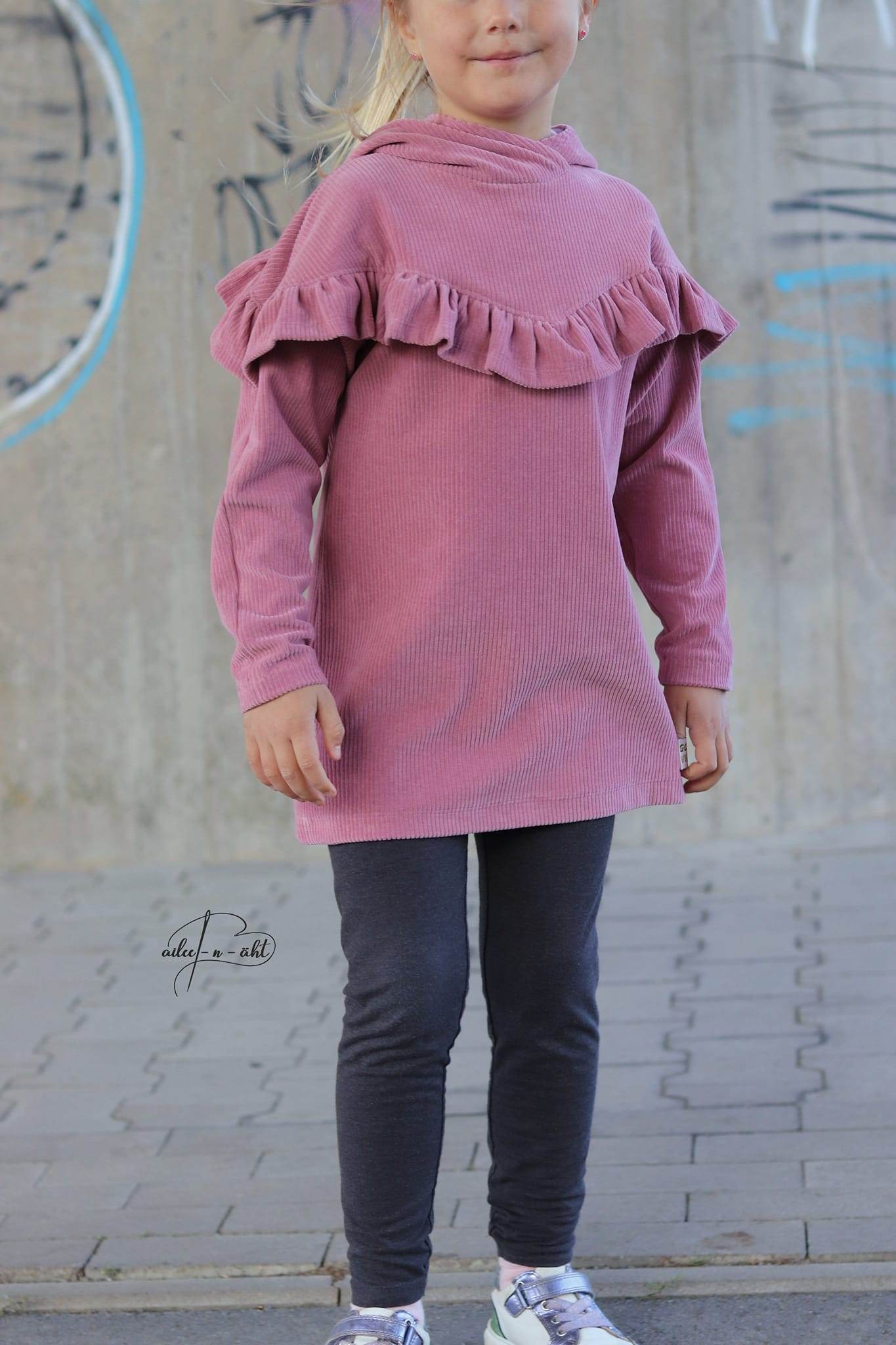 Schnittmuster Wellenzauber – Sweater, Hoodie & Kleid Größen 86-152 : - Sewando