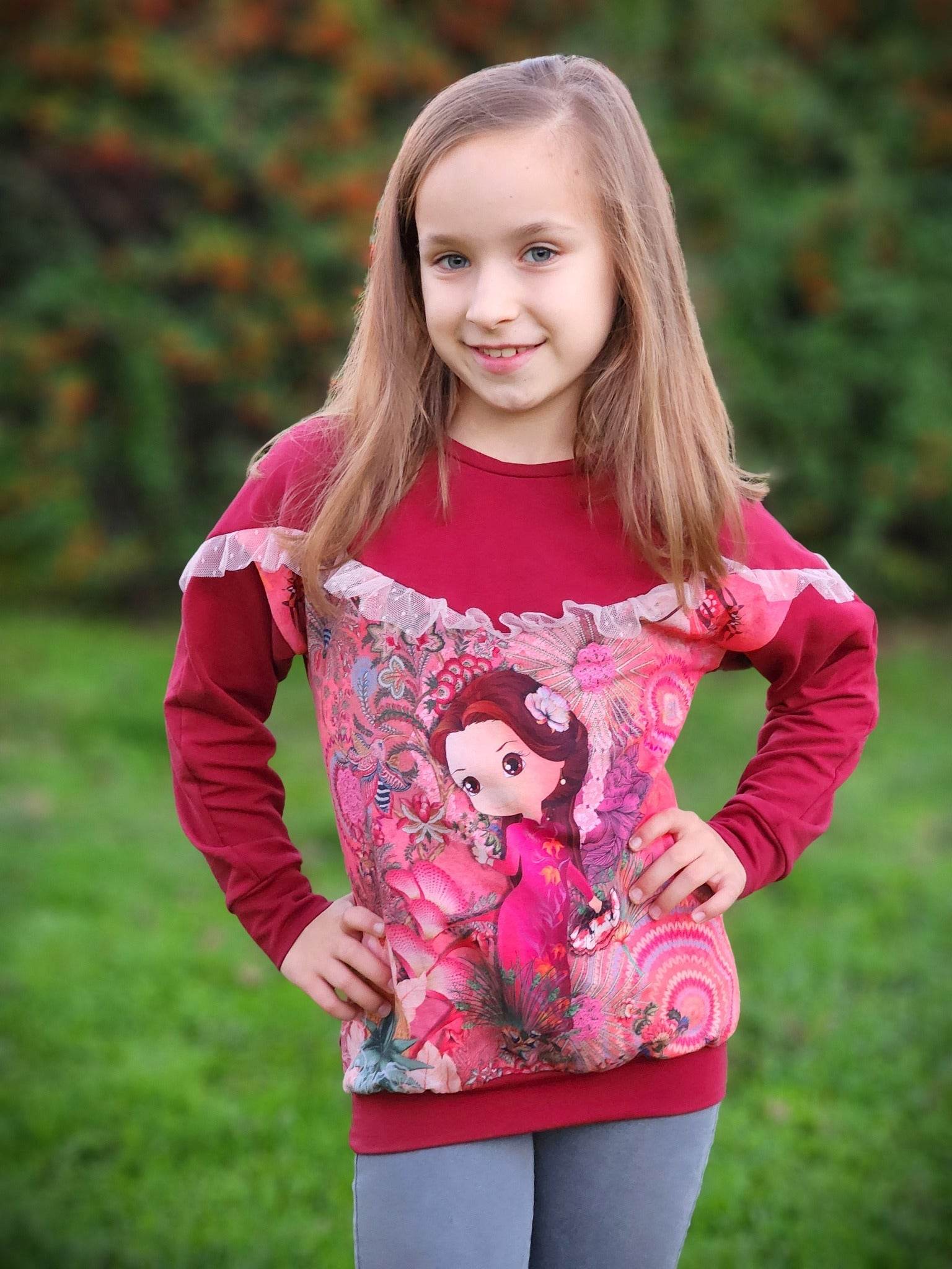 Schnittmuster Wellenzauber – Sweater, Hoodie & Kleid Größen 86-152 : - Sewando