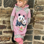Schnittmuster *Big Grid Hoodiekleid Ballonkleid* #Kleid Gr. 62-176 - Sewando