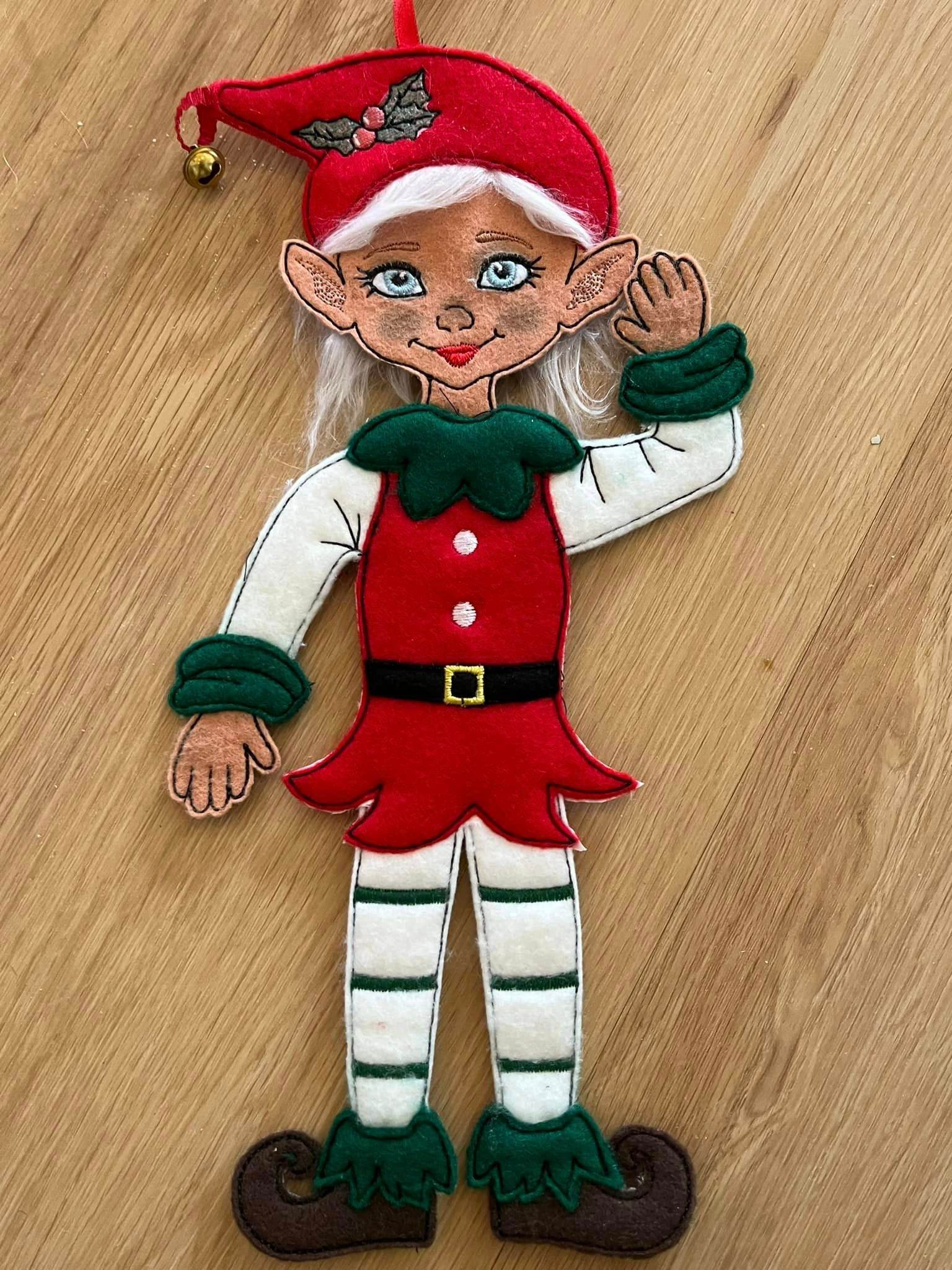Stickdatei - Weihnachtselfen - Paar - Sewando