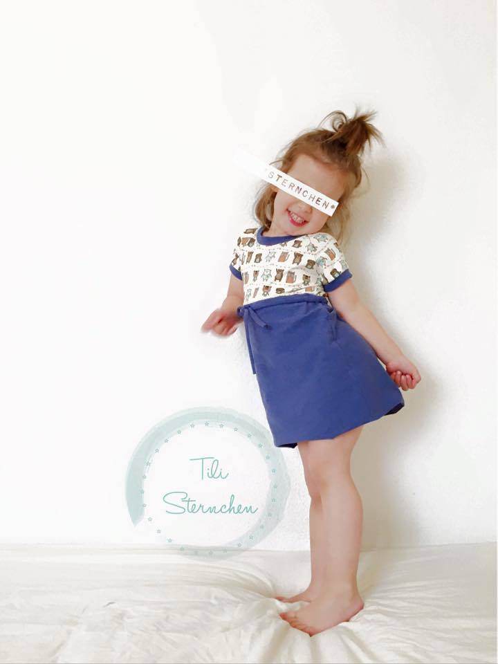 Schnittmuster Little Lina Kleid Kinder Gr. 86-152 - Sewando