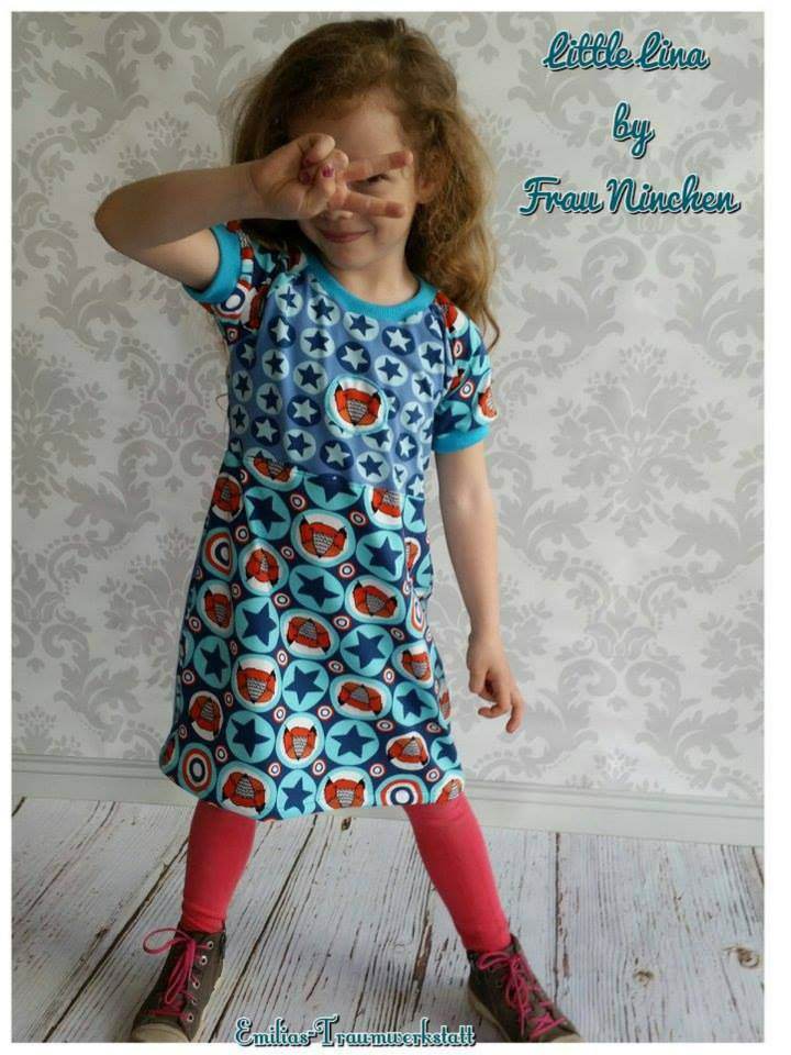 Schnittmuster Little Lina Kleid Kinder Gr. 86-152 - Sewando