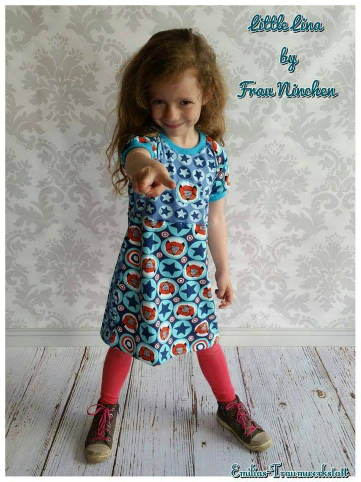 Schnittmuster Little Lina Kleid Kinder Gr. 86-152 - Sewando