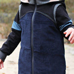 Big Lieblingsweste mit Kapuze und Loop, abnehmbarer Kapuze für 105cm-140cm Körpergröße - Sewando