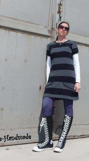 Schnittmuster Simple Thing Longshirt, Kleid Damen Gr. 32-50 - Sewando