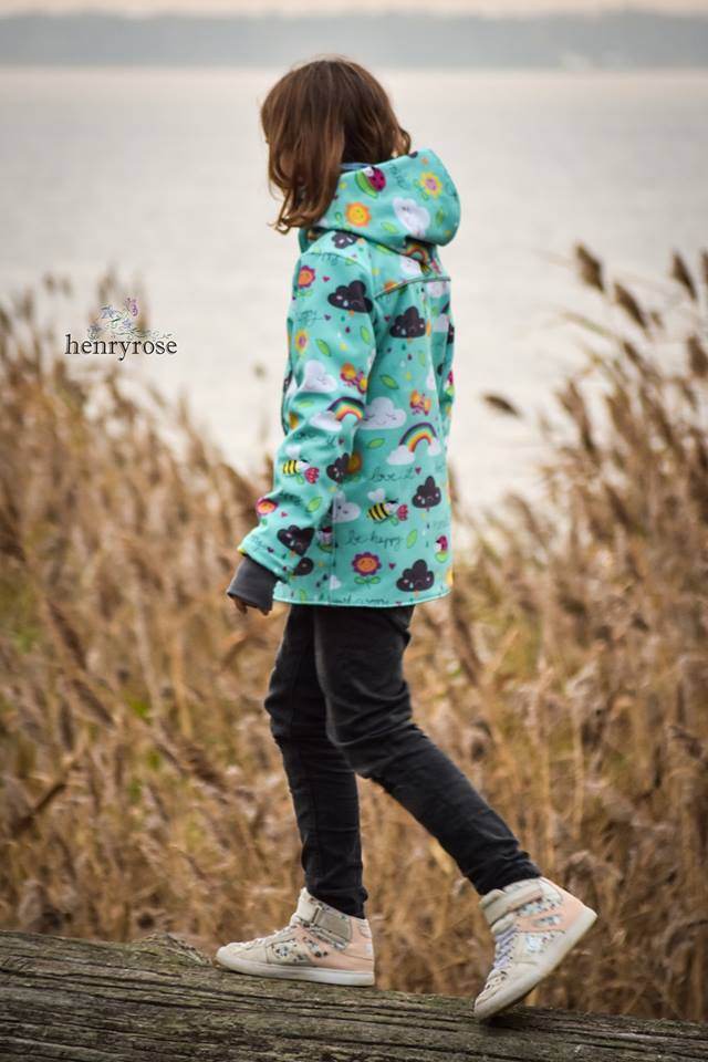 Mini Wetterheld Allwetter-Jacke, Winterjacke, Softshelljacke, Regenjacke für 69cm-104cm Körpergröße - Sewando