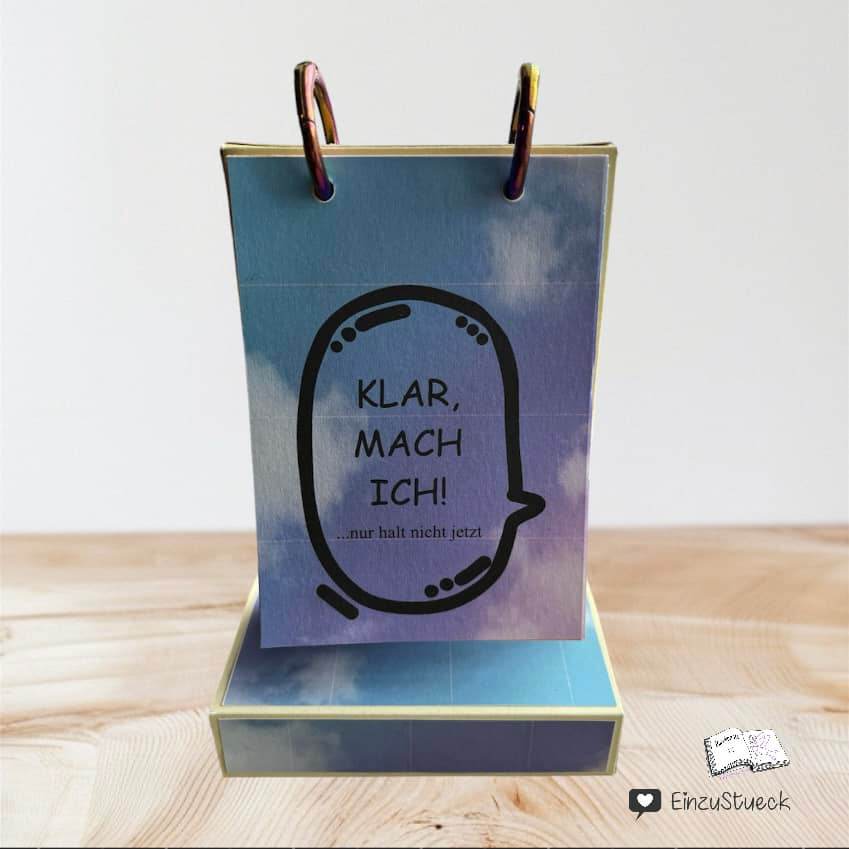 Digistamp Klar, mach ich ...Plotterdatei, Sublimation, Drucken, ! - Sewando