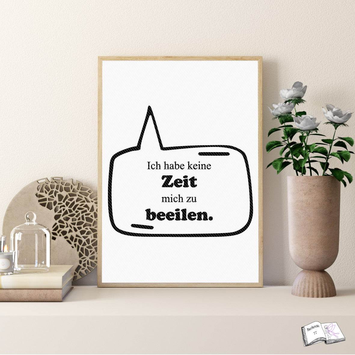 Digistamp Ich habe keine Zeit... Plotterdatei, Sublimation, Drucken, ! - Sewando