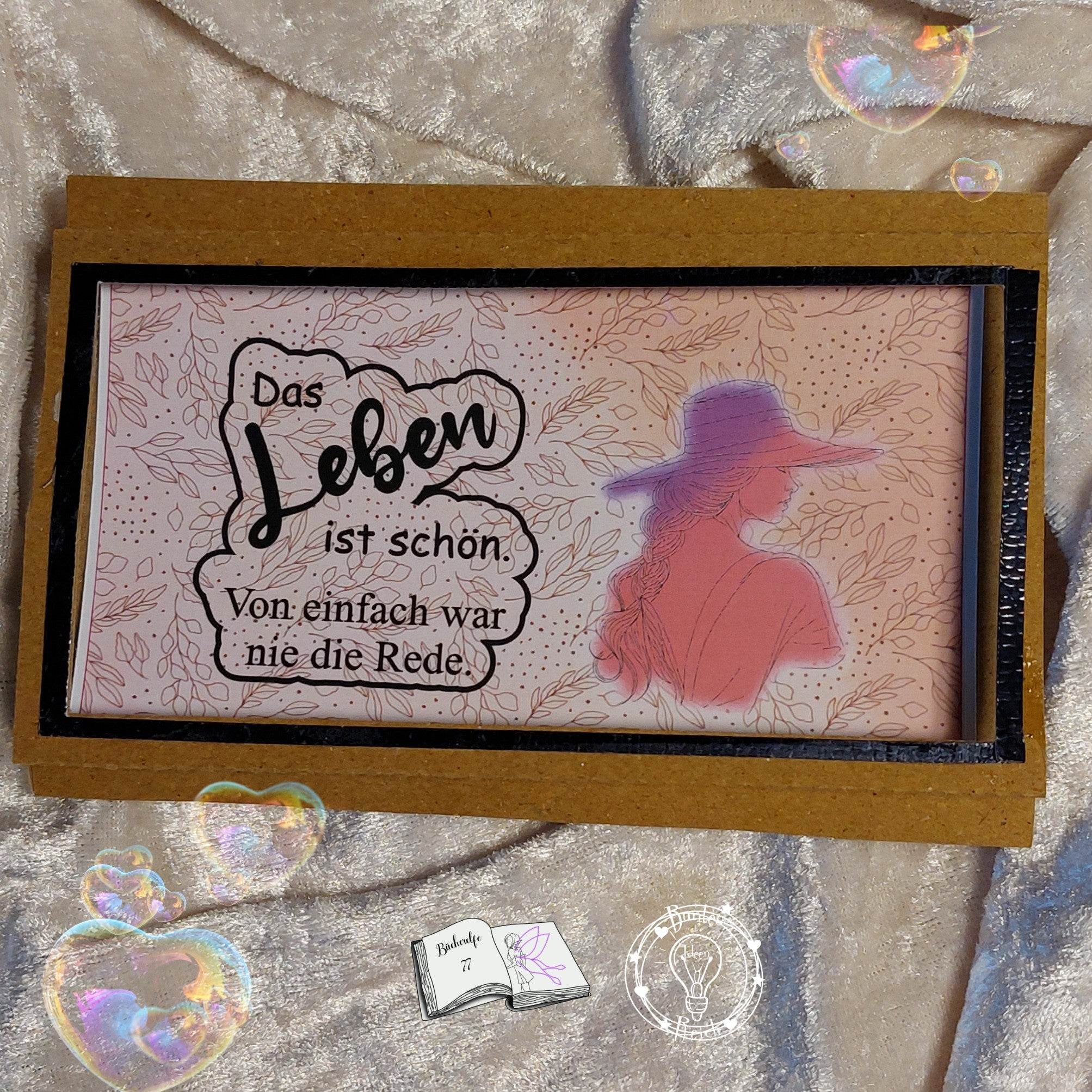 Plotterdatei Das Leben ist schön Plotten, Sublimation, Drucken, Digistamp, - Sewando