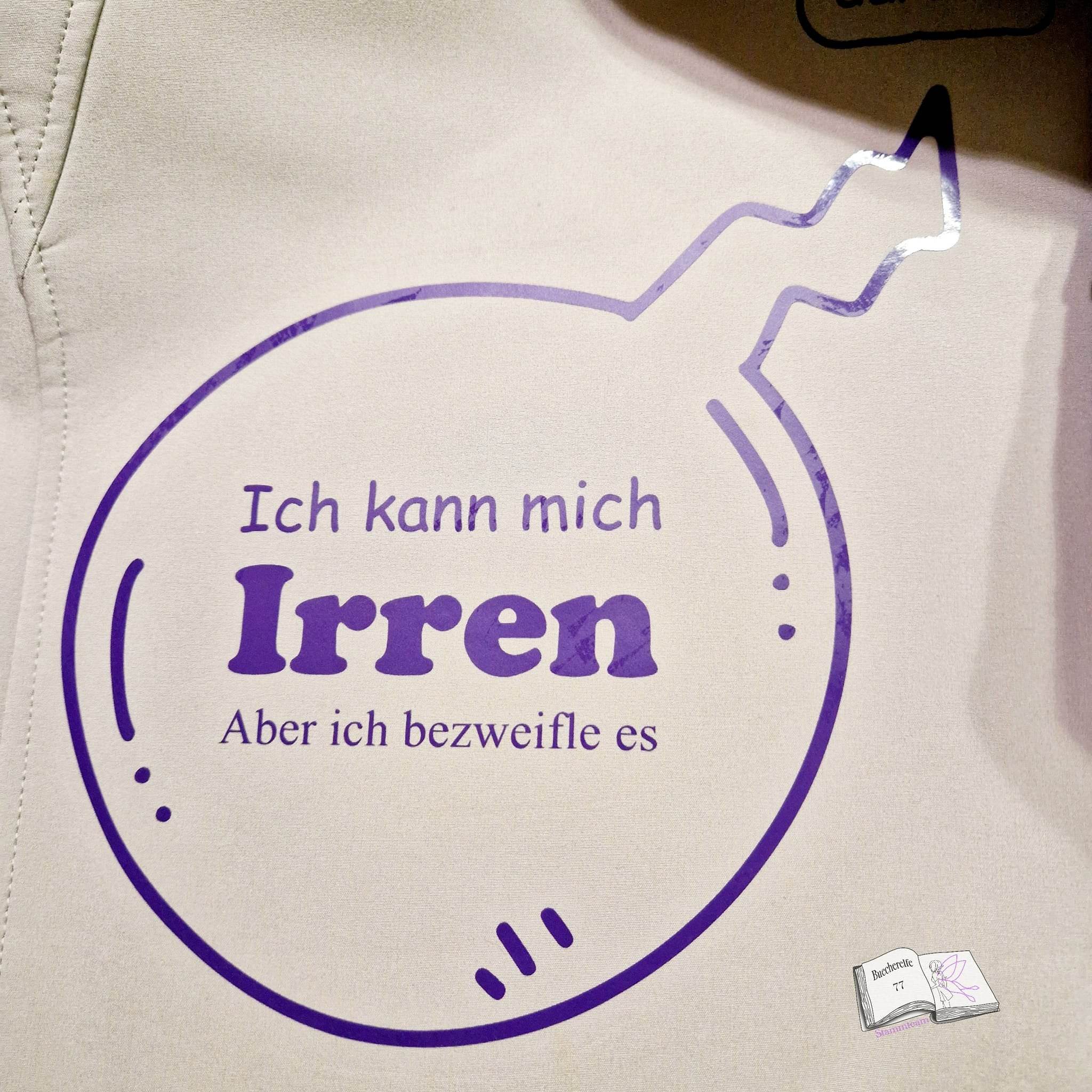 Digistamp Ich kann mich irren ... Plotterdatei, Sublimation, Drucken, ! - Sewando