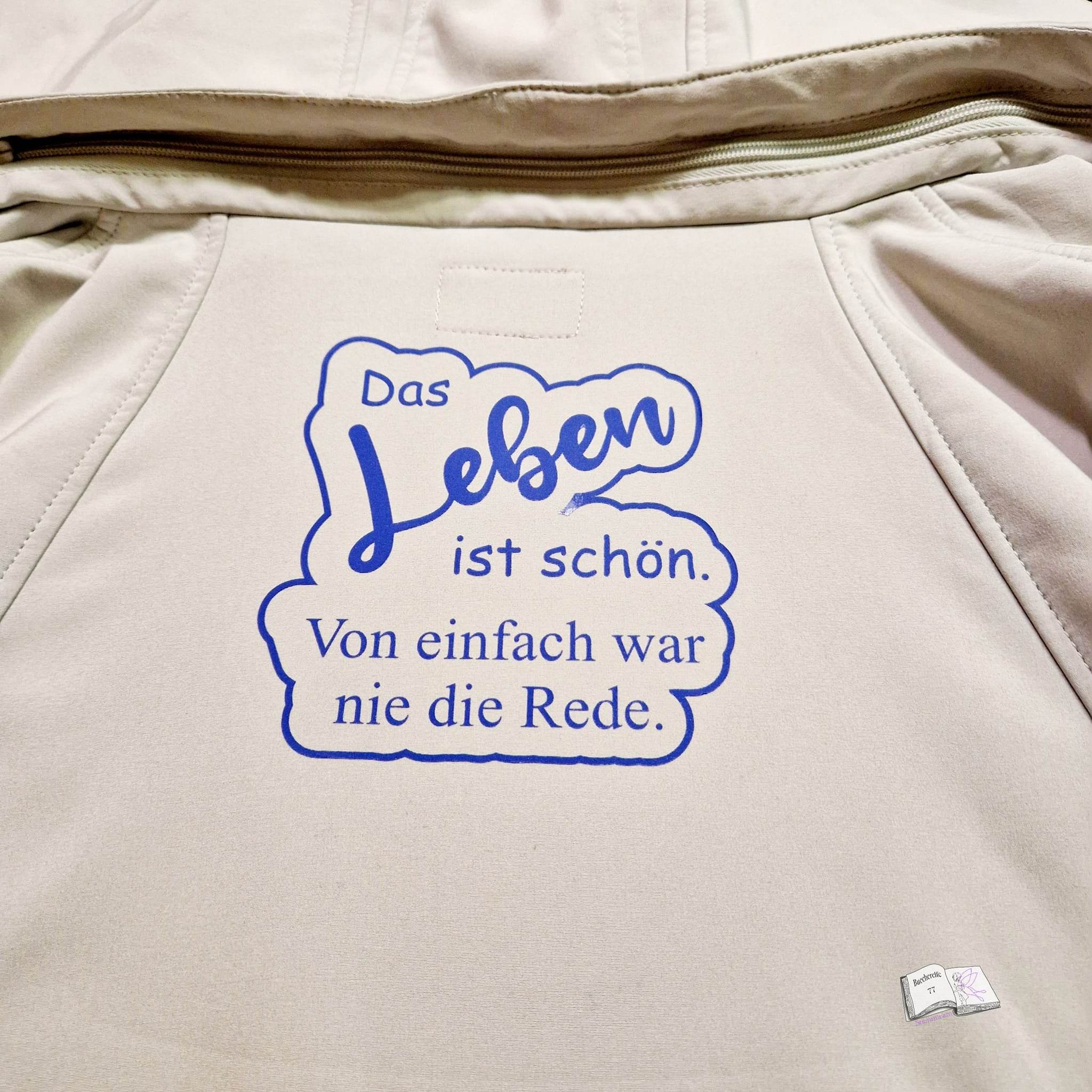 Plotterdatei Das Leben ist schön Plotten, Sublimation, Drucken, Digistamp, - Sewando